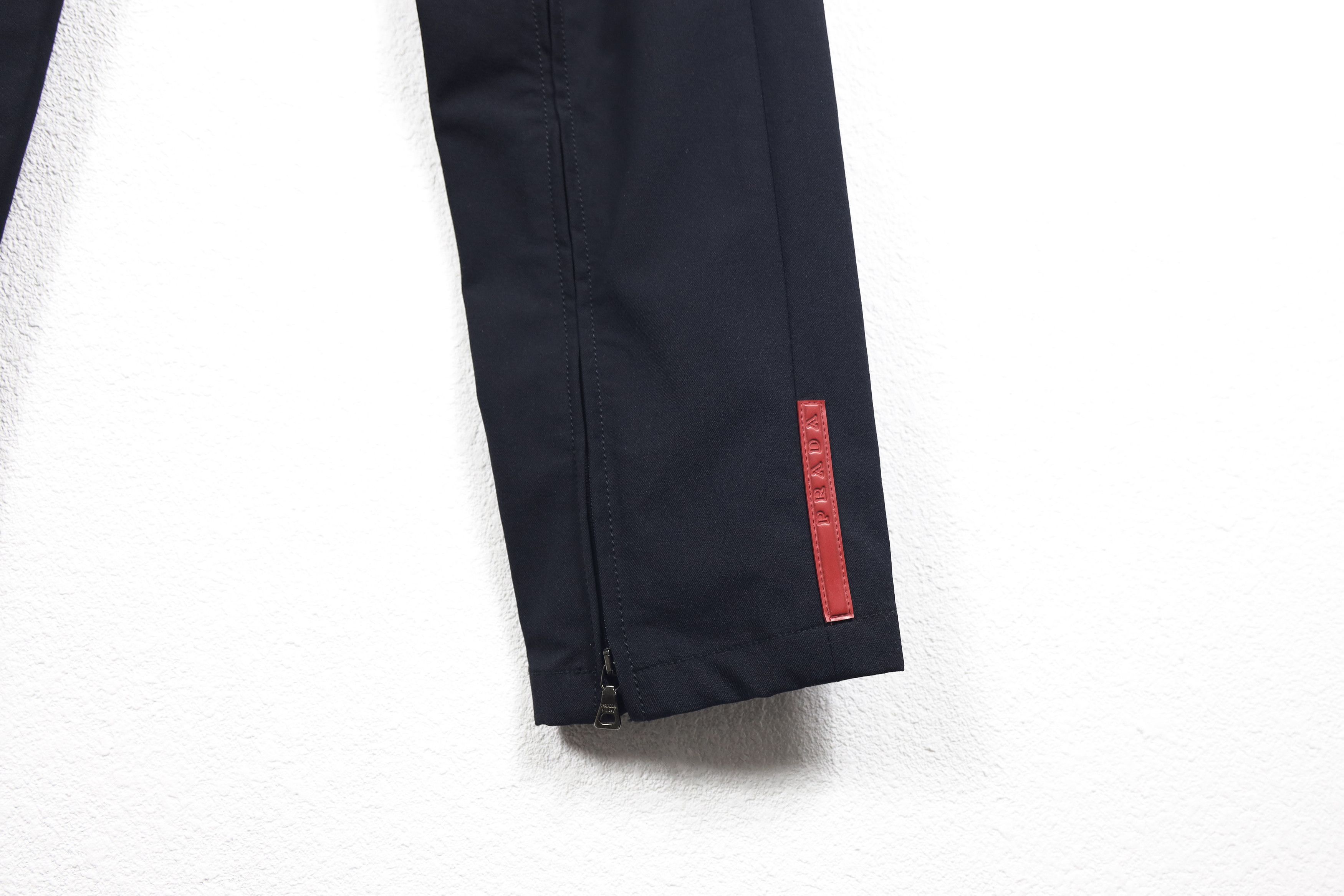 Prada Prada Red Tab Rubber Logo Nylon Track Pants Trousers Size 27" / US 4 / IT 40 - 9 Thumbnail