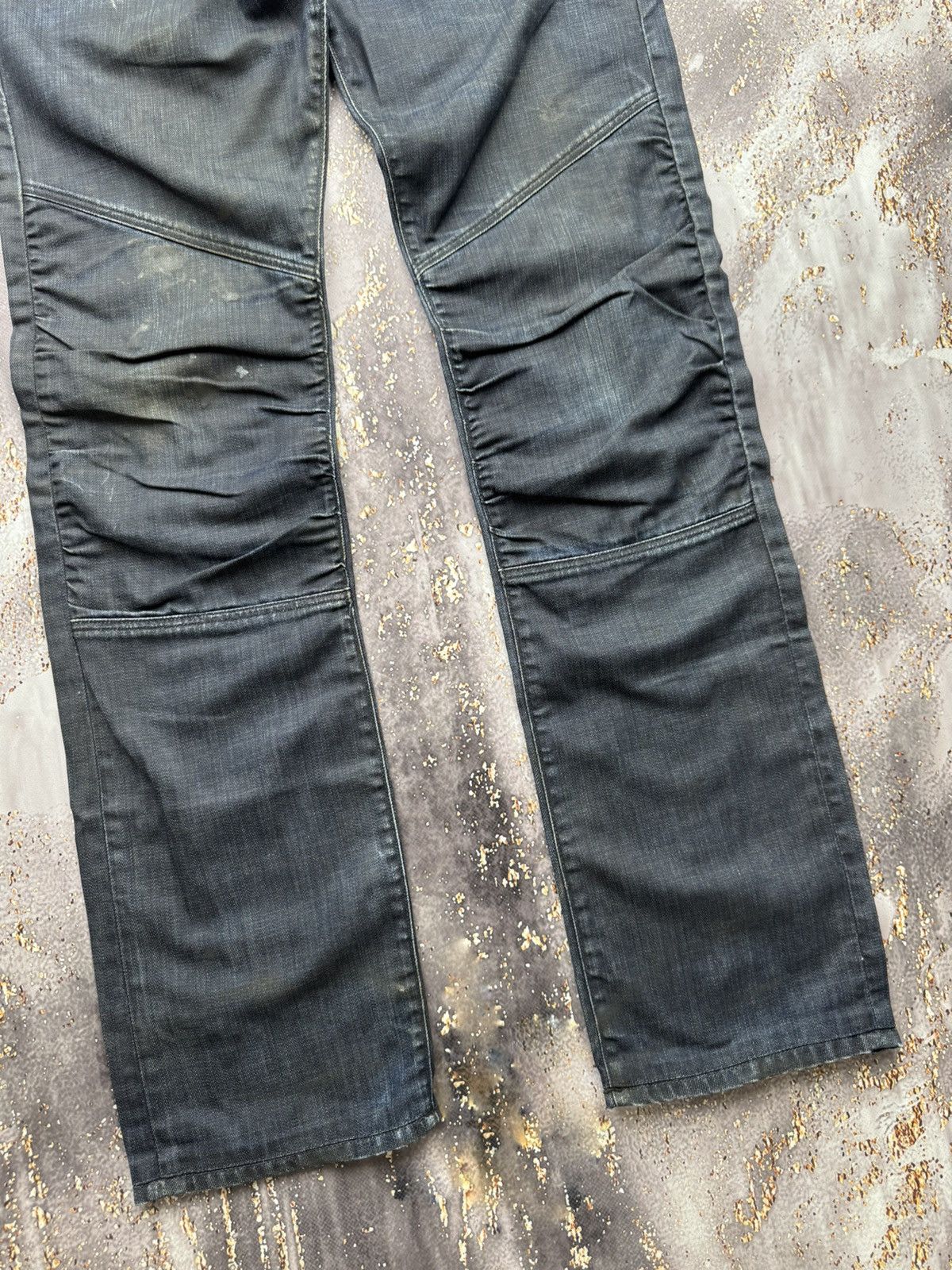 G-Star G-Star Raw Vintage Worn Biker Jeans Size US 33 - 3 Thumbnail