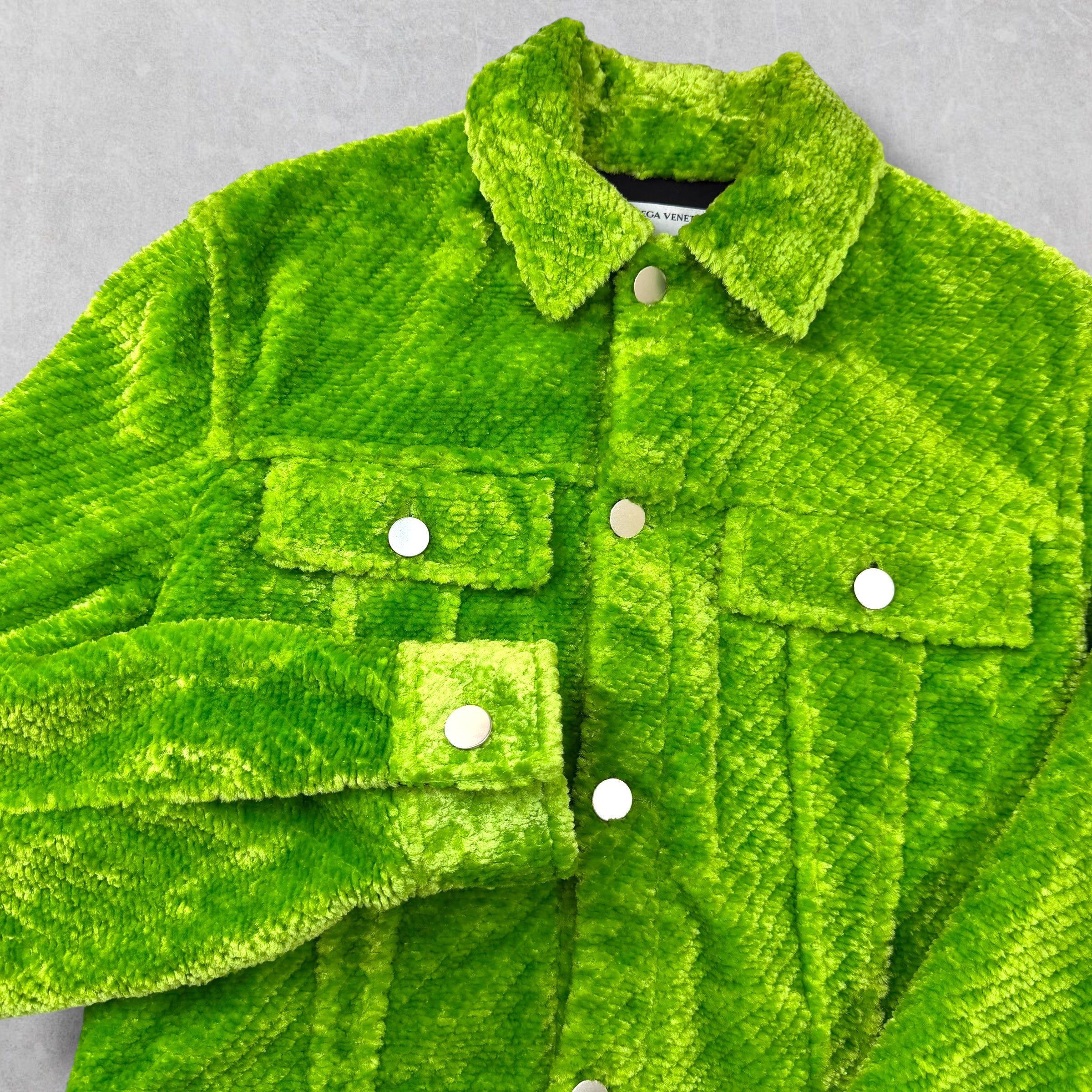 Bottega Veneta Bottega Veneta Chenille Corduroy Cropped Jacket 50 (L) Size US L / EU 52-54 / 3 - 2 Thumbnail
