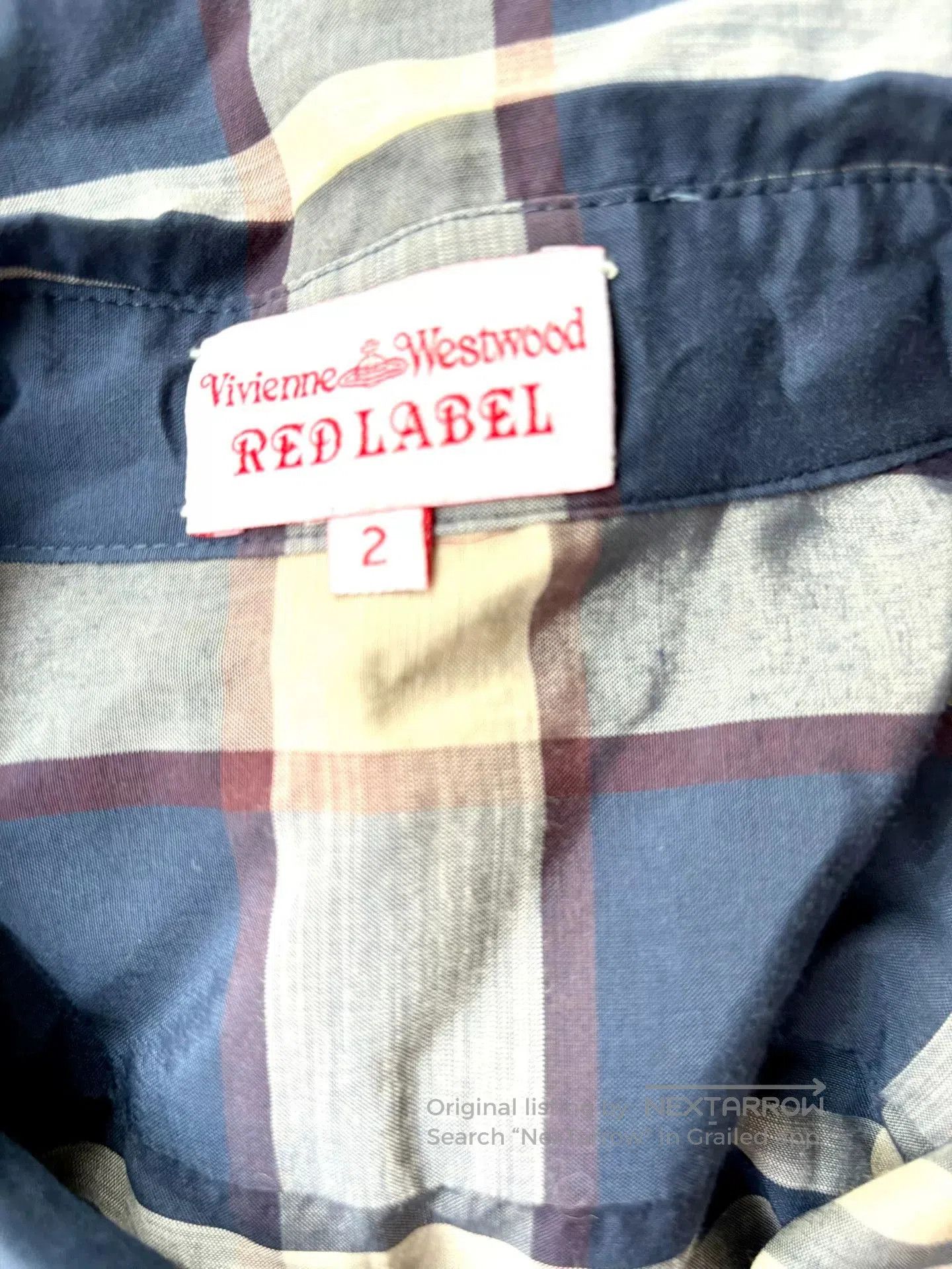 Vivienne Westwood vivienne westwood blue plaid frill shirt. Size M / US 6-8 / IT 42-44 - 8 Thumbnail