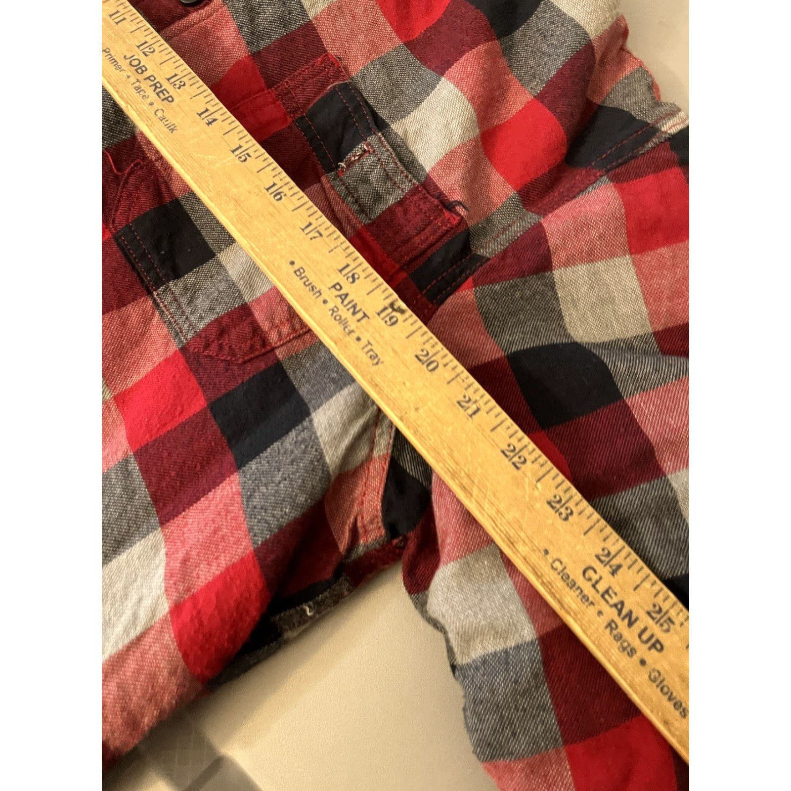 Wrangler VINTAGE Wrangler Jacket Large Red Plaid Sherpa Lined Flannel Shirt Shacket Heavy Mens Size US L / EU 52-54 / 3 - 5 Thumbnail