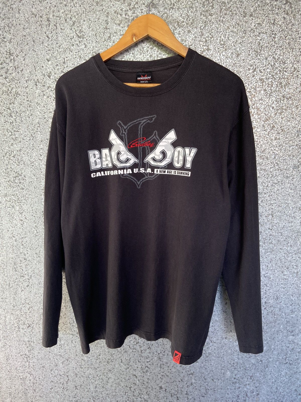 If Six Was Nine 🔥 Vintage y2k Bad Boy t shirt long sleeve streetwear Size US L / EU 52-54 / 3 - 1 Thumbnail