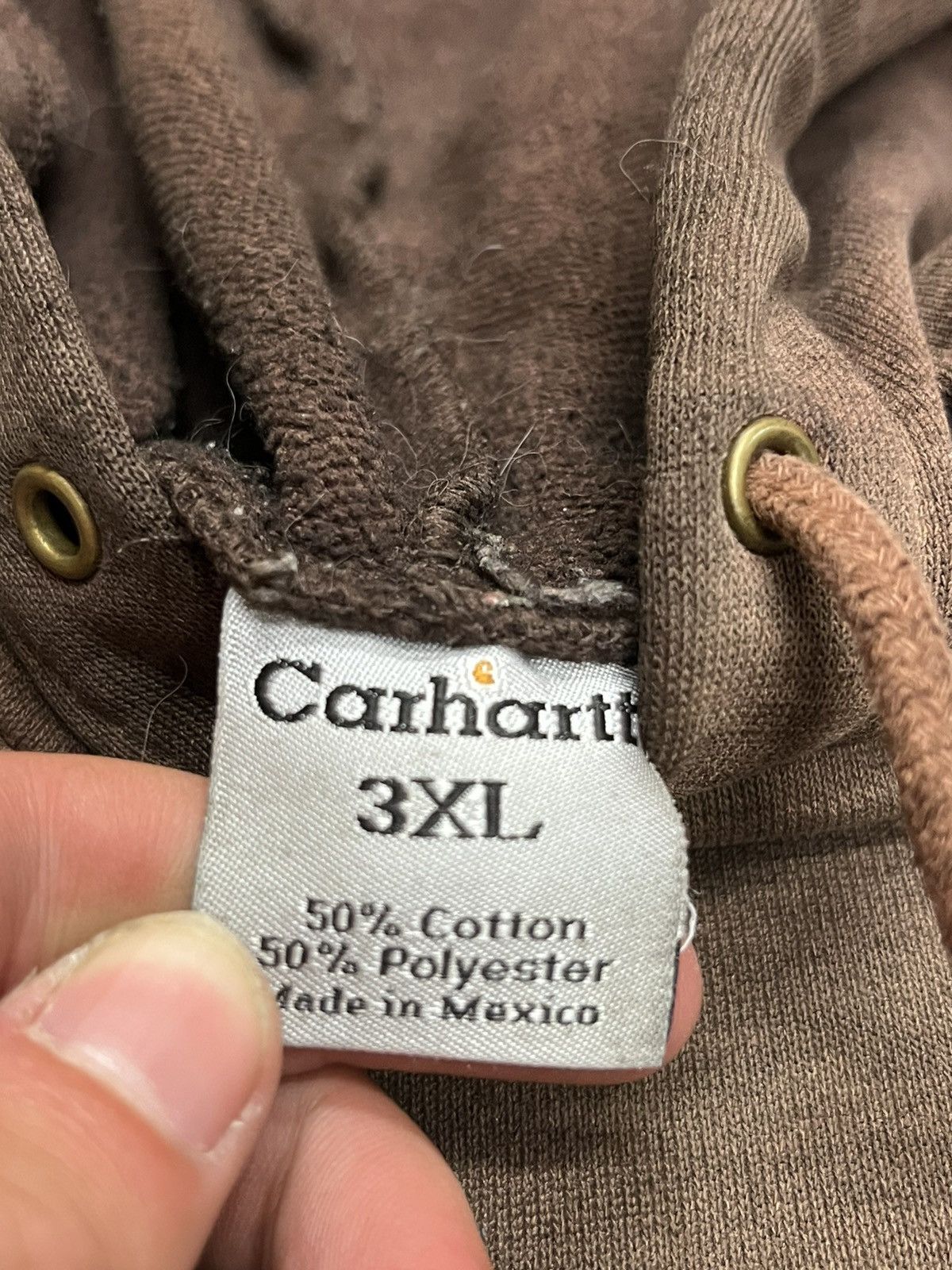 Carhartt × Vintage Carhartt boxy fit sun faded mocha brown earth tone hoodie hype Size US XXL / EU 58 / 5 - 6 Thumbnail