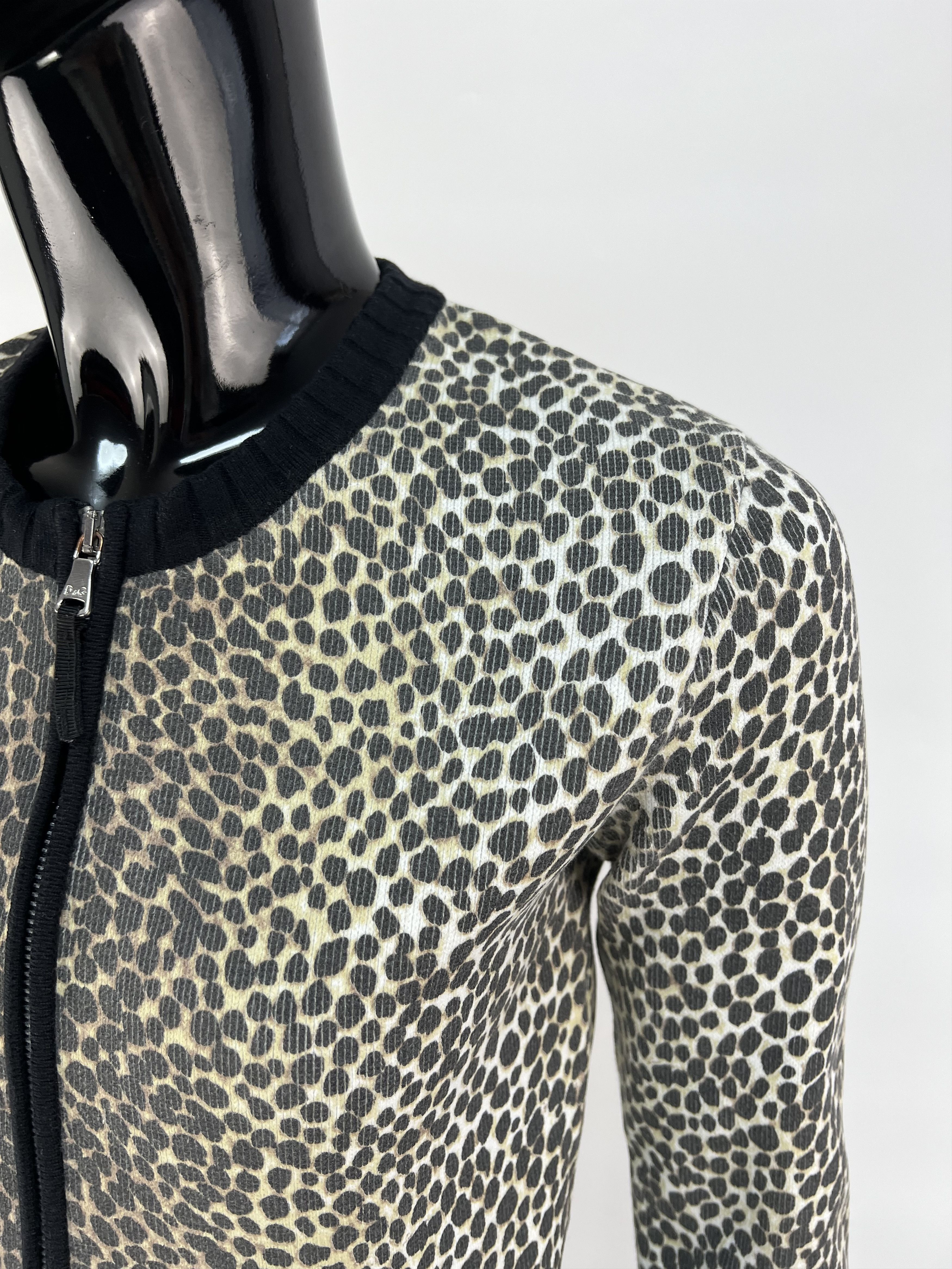 Dolce & Gabbana Dolce Gabbana Women's Full Zip Cotton Jacket Size S Size S / US 4 / IT 40 - 5 Thumbnail