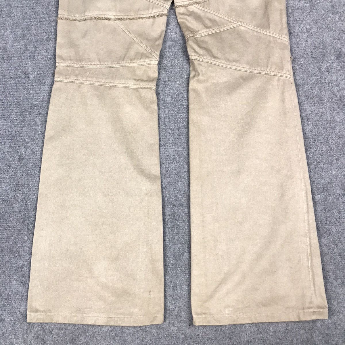 Japanese Brand × Le Grande Bleu (L.G.B.) × Tornado Mart Flare Modern Lovers patchwork Japan design bootcut pants Size US 32 / EU 48 - 10 Thumbnail