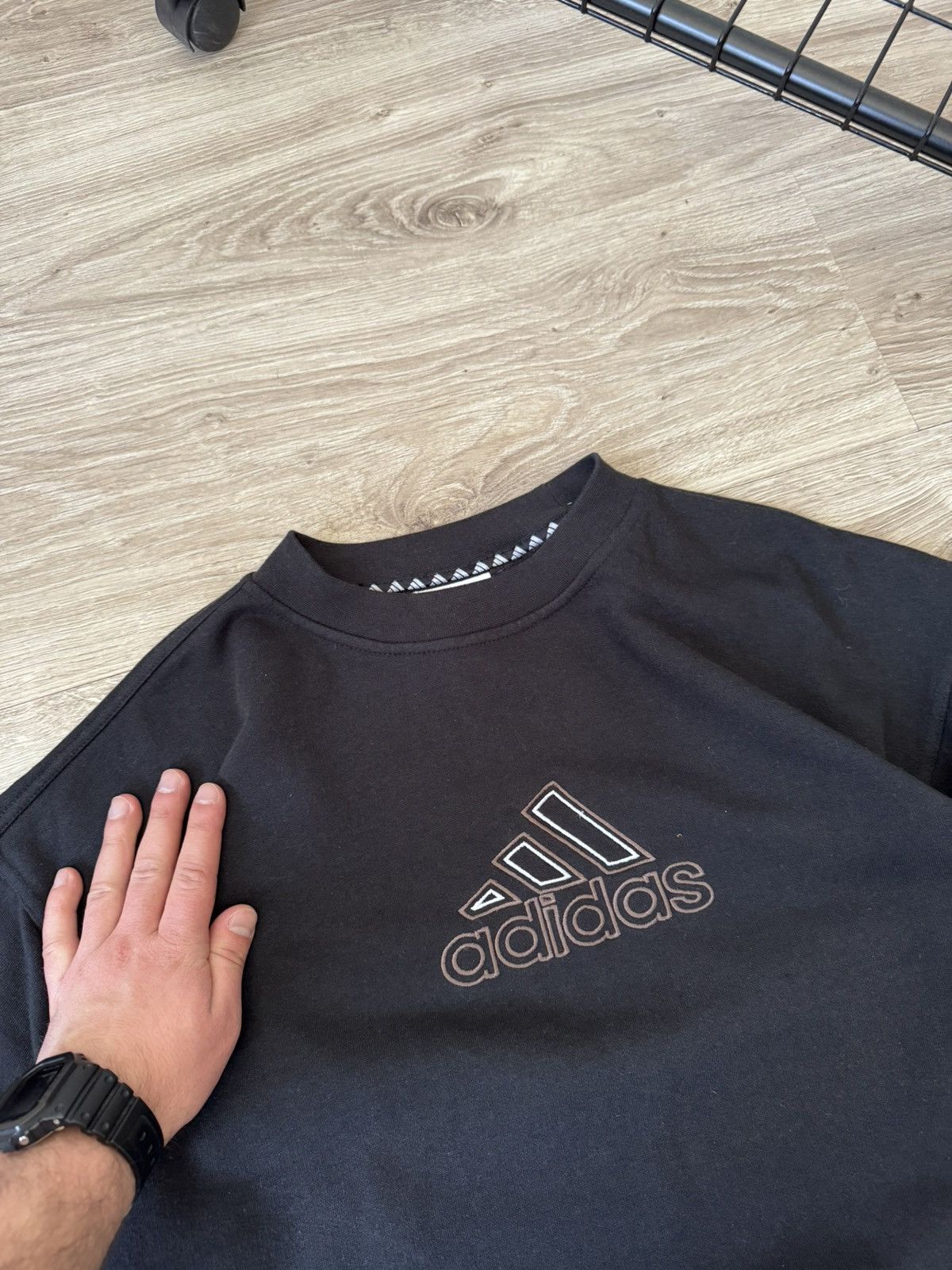 Vintage Vintage 90s Adidas Big Logo Crewneck Sweatshirt Size US S / EU 44-46 / 1 - 4 Thumbnail