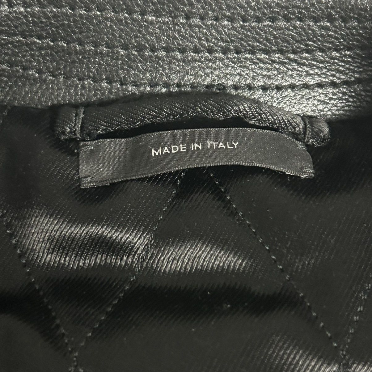 Tom Ford New Tom Ford Black Leather Biker Jacket Mens Size 38US/48IT Size US M / EU 48-50 / 2 - 3 Thumbnail
