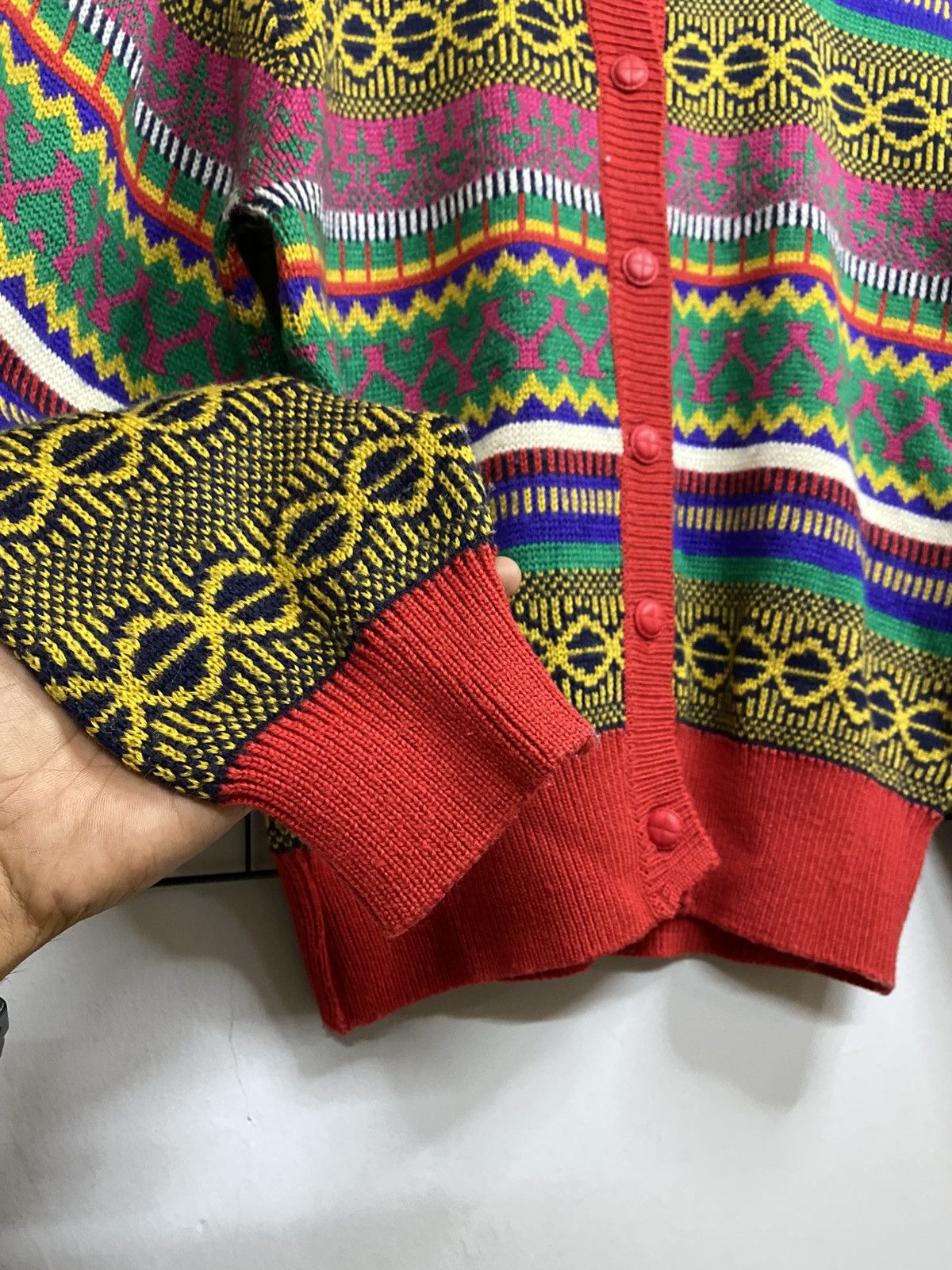 Aran Isles Knitwear × Japanese Brand × Vintage Vintage Cardigan Knitwear Sunlamail Size US L / EU 52-54 / 3 - 9 Thumbnail