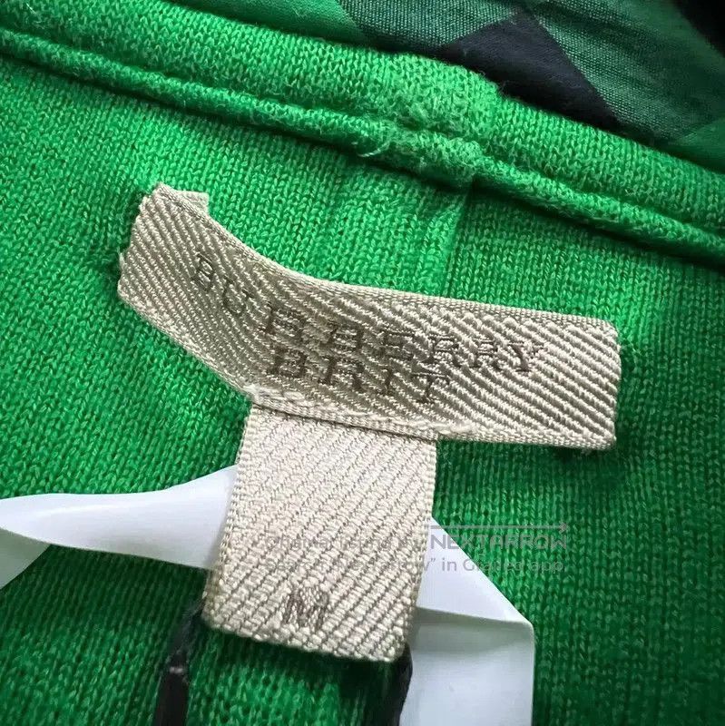 Burberry Burberry Green Cotton Long Sleeve Hoodie. Size M / US 6-8 / IT 42-44 - 2 Thumbnail