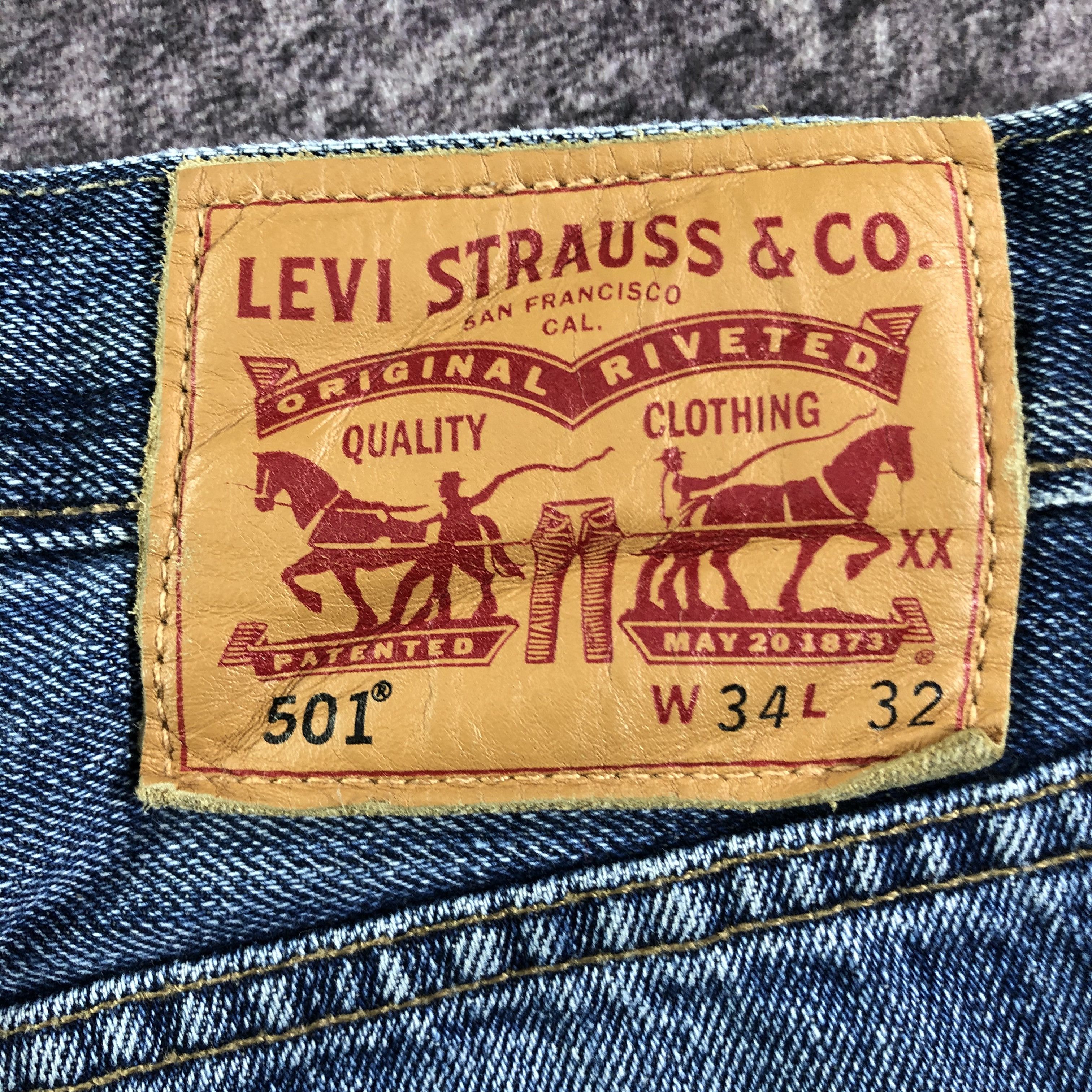 Levi's × Vintage Vintage Blue Wash Levis 501 Jeans-JM3314 Size US 34 / EU 50 - 6 Thumbnail