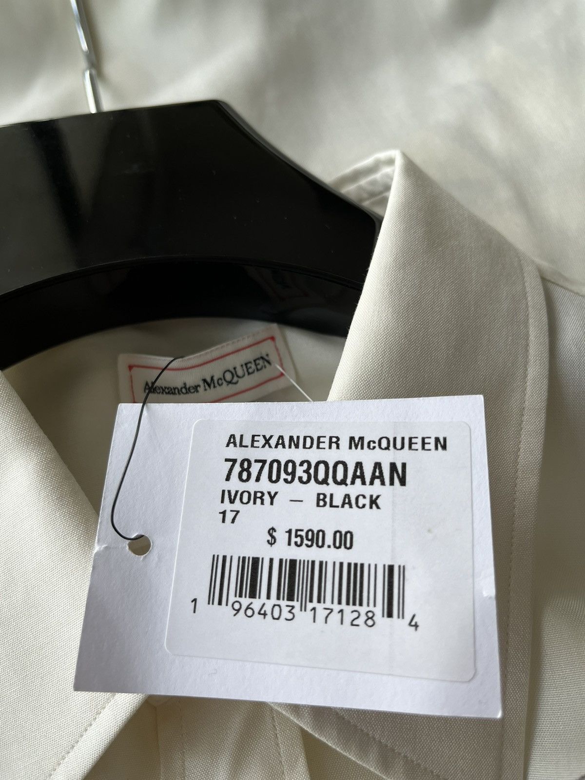 Alexander McQueen × MCQ × McQ Alexander McQueen Rare $1,800 Alexander McQueen Super Runway Celebrity Shirt Size US XL / EU 56 / 4 - 3 Thumbnail