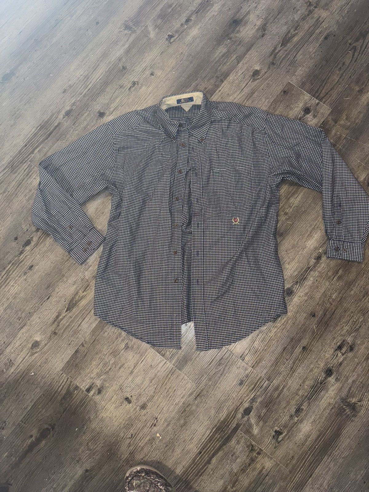 Tommy Hilfiger × Vintage Vintage Tommy Hilfiger Button Up Size US L / EU 52-54 / 3 - 1 Thumbnail