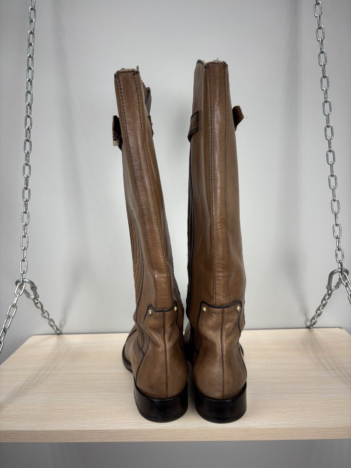 Hugo Boss Womens leather boots Hugo Boss Size 39 1/2 Color Brown Size US 9.5 / IT 39.5 - 5 Thumbnail