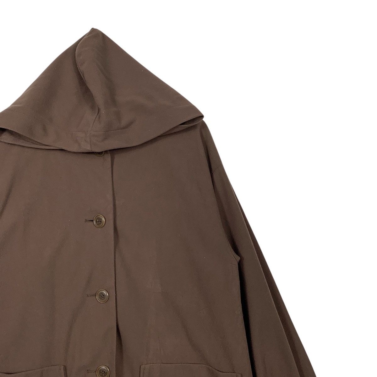Japanese Brand Miyoshi Ehka Sopo Hooded Overcoat Size M / US 6-8 / IT 42-44 - 6 Thumbnail