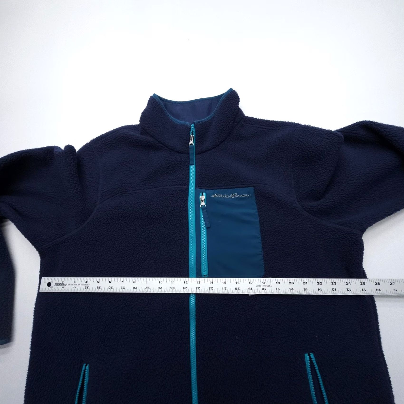 Eddie Bauer Eddie Bauer Full Zip Fleece Jacket Mens XL Tall Blue Outdoor Camping Bomber Jacket Size US XL / EU 56 / 4 - 7 Thumbnail