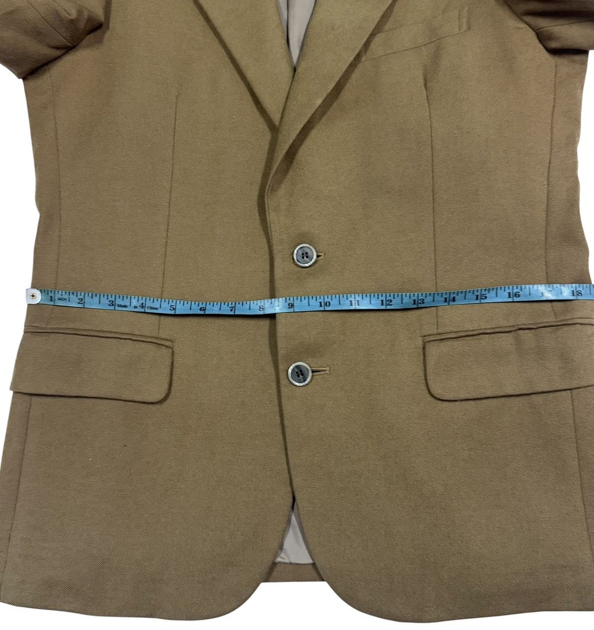 Paul Smith Vtg💥Paul Smith London Mustard Brown Mohair Casual Blazers Size 44R - 17 Thumbnail