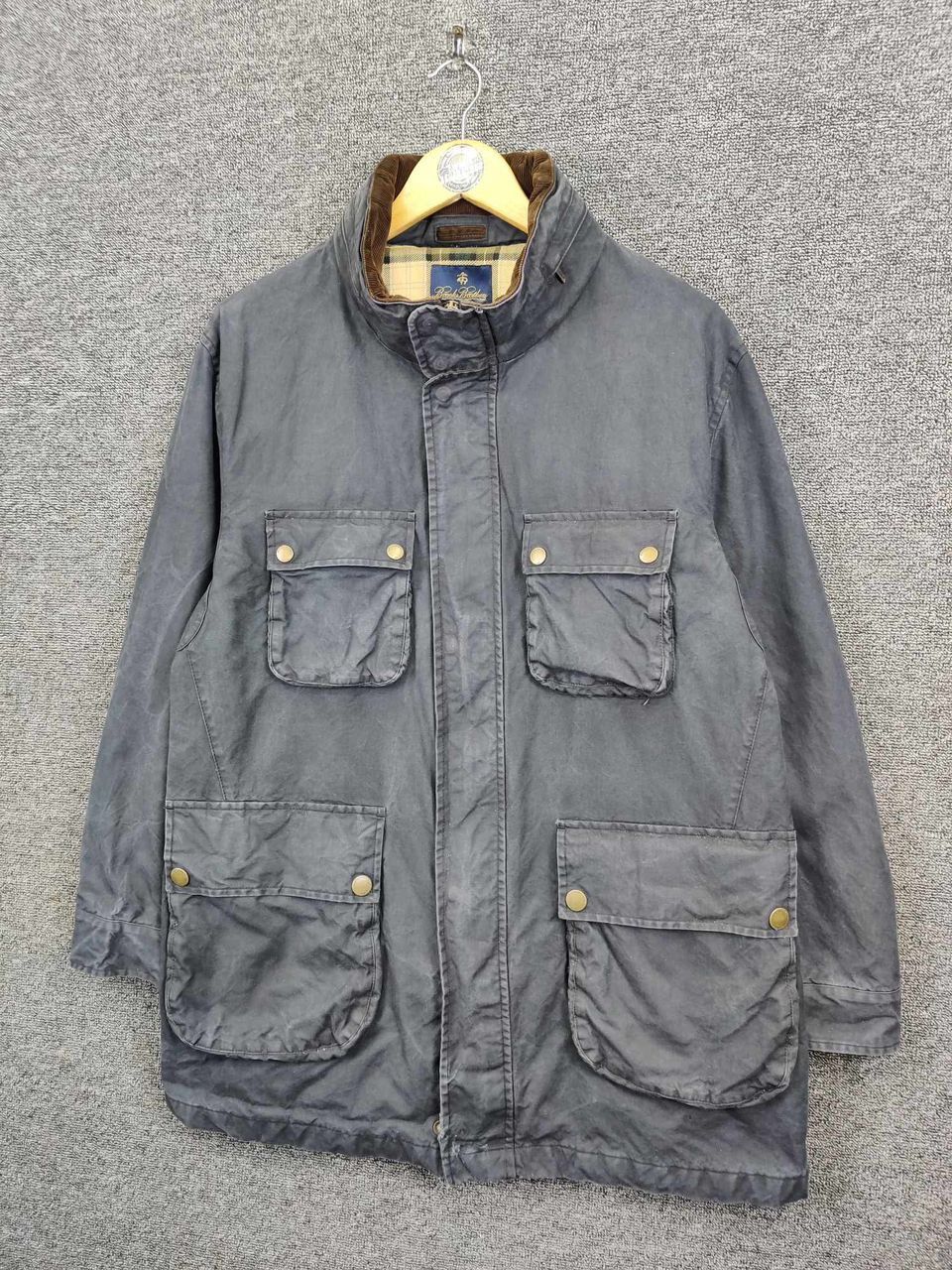 Brooks Brothers Vintage Brooks Brothers Classic Tartan Cotton Waxed Jacket Size US L / EU 52-54 / 3 - 2 Thumbnail