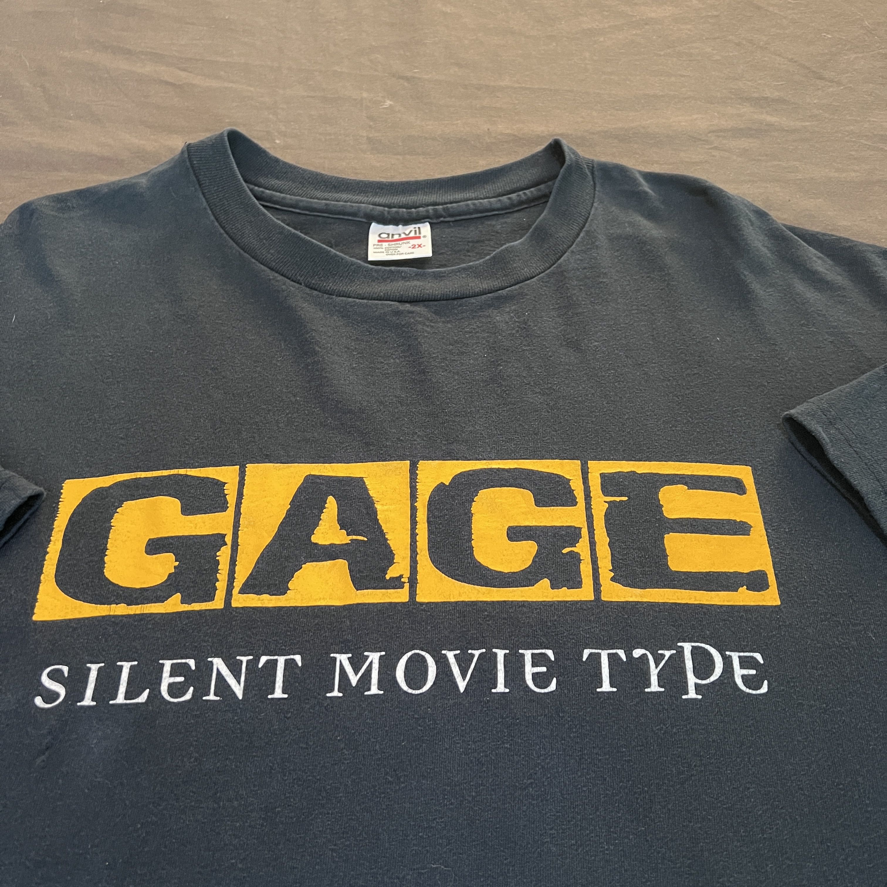 Band Tees × Vintage Vintage 90s Gage boston Punk band Promo Tee XL Faded Size US XL / EU 56 / 4 - 1 Thumbnail