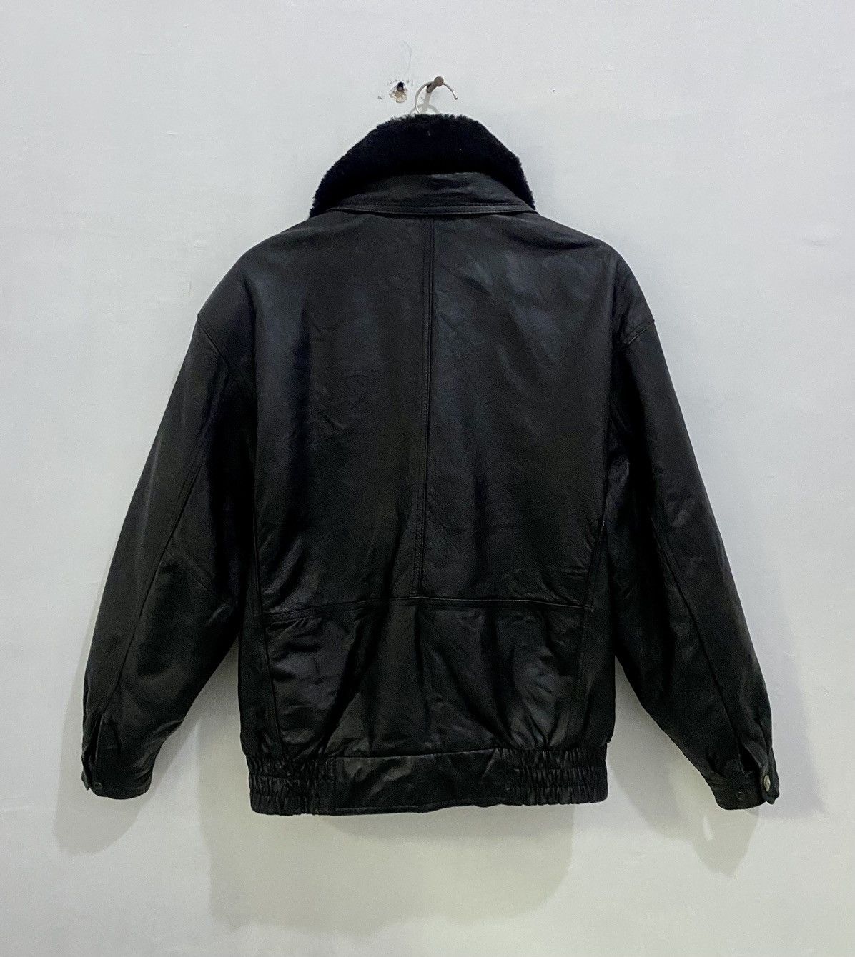 Polo Ralph Lauren × Ralph Lauren 💥Vintage💥Polo Ralph Laurent Leather Jacket Size US L / EU 52-54 / 3 - 15 Thumbnail
