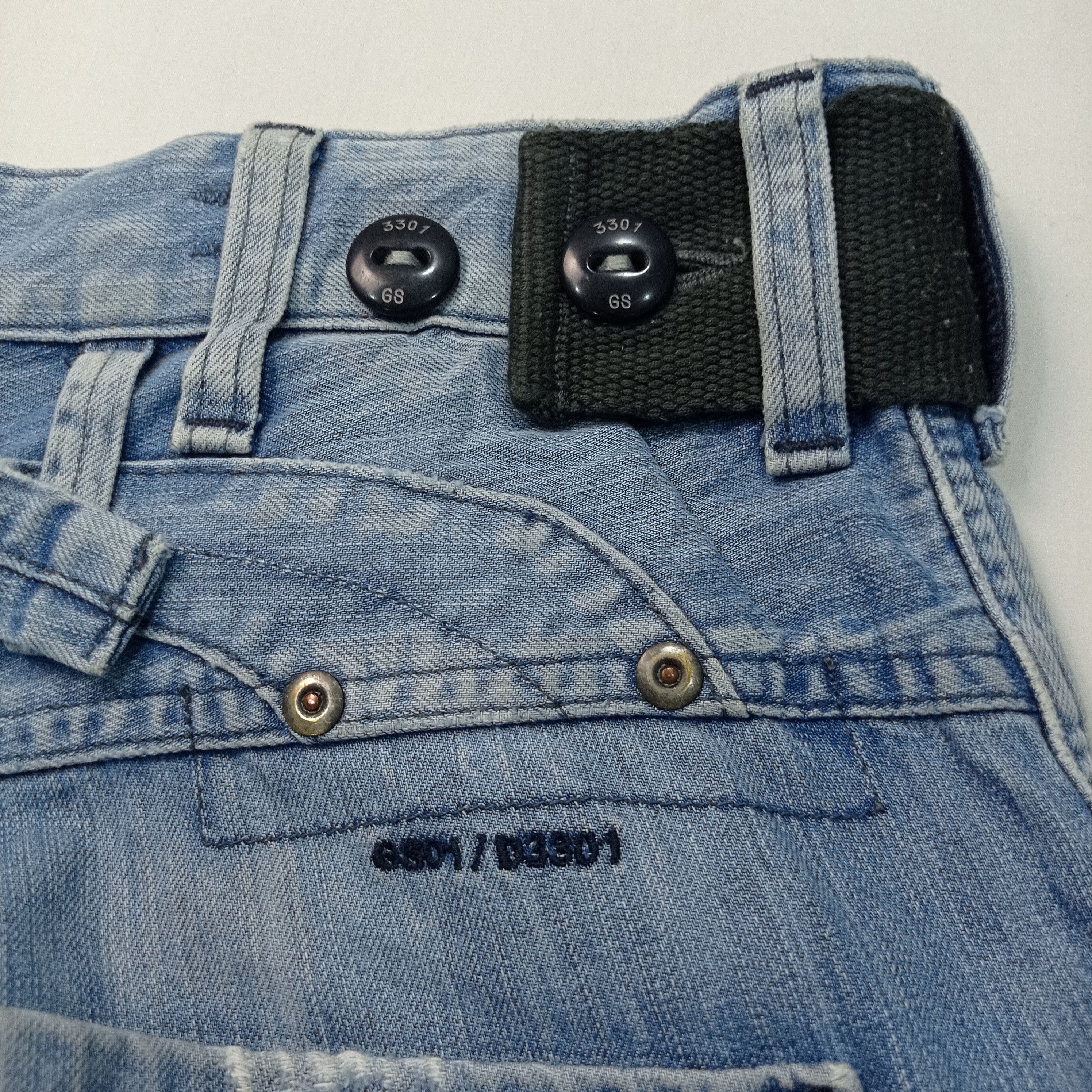 G-Star 🔥G Star Raw Buckle Back Jeans Bush Pants Size US 35 - 10 Thumbnail