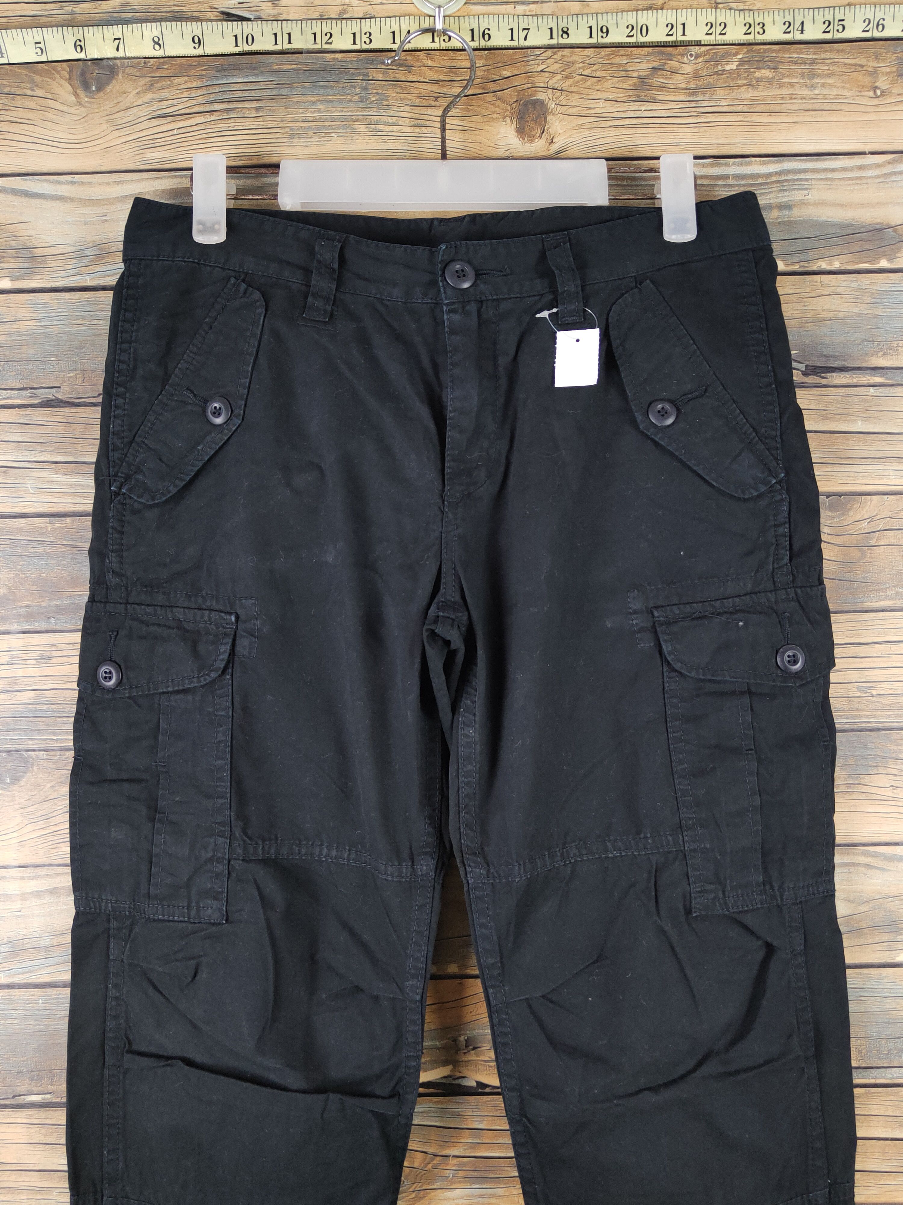 DL Uniqlo Black Multipocket Tactical Cargo Pants #1141