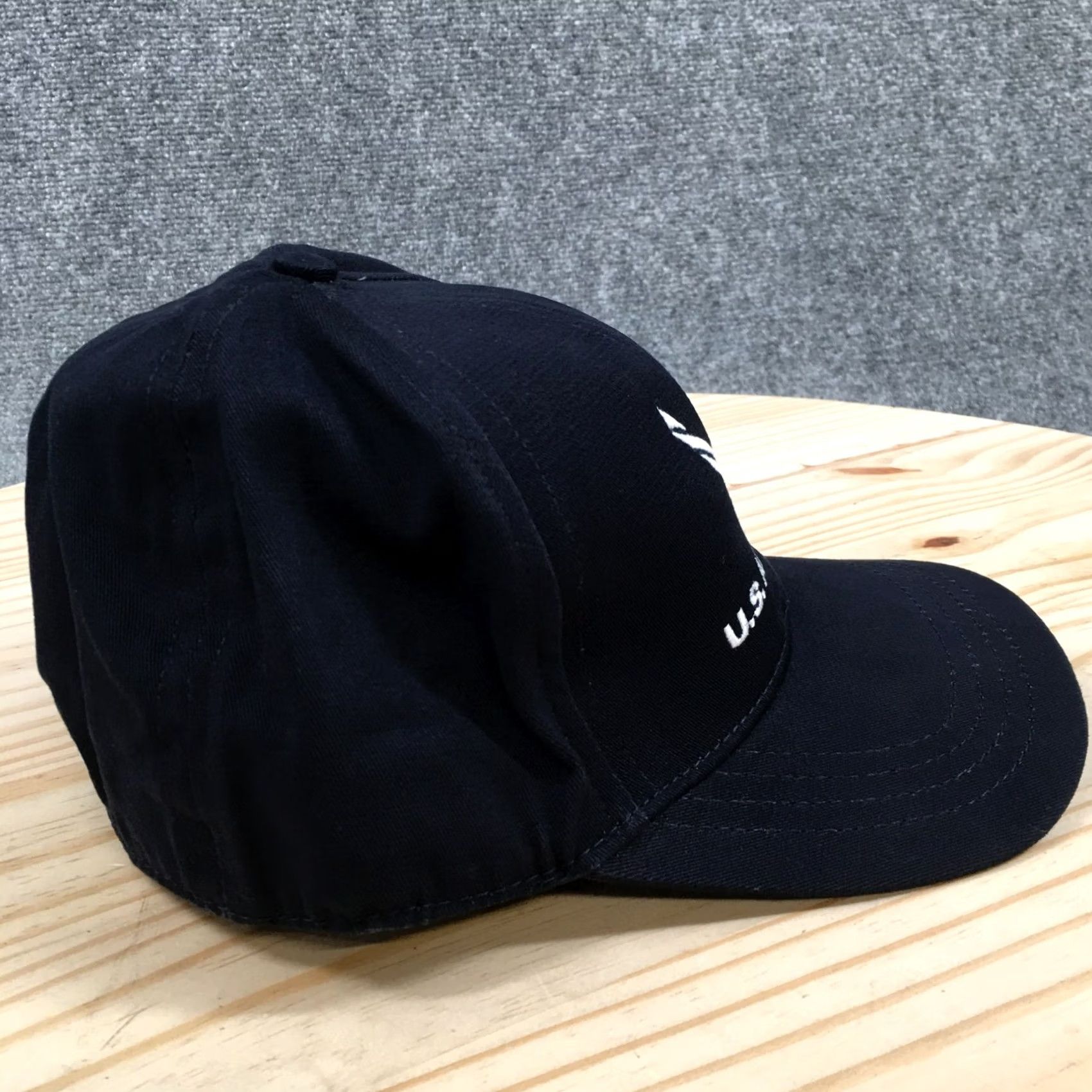 Vintage US Air Force Baseball Cap Unisex Black One Size Fitted Curved Brim Embroidered Size ONE SIZE - 6 Thumbnail