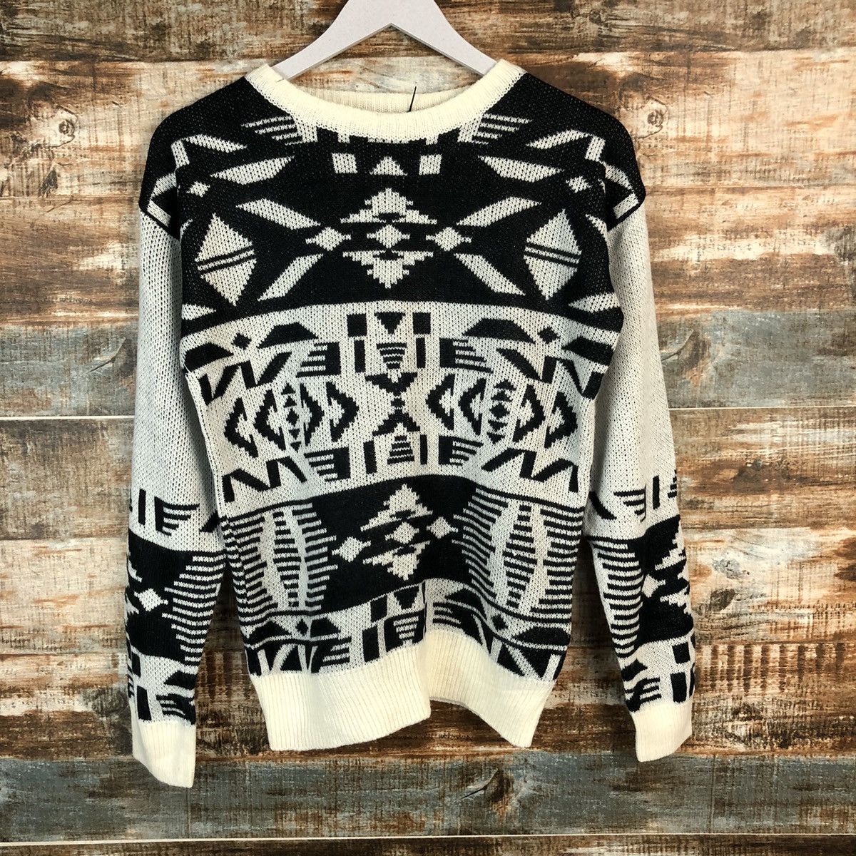 Homespun Knitwear × Japanese Brand Earth & Music Econology Black Knitwear #A1714 Size US S / EU 44-46 / 1 - 3 Thumbnail