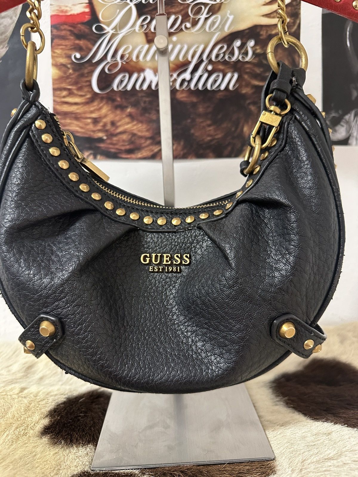 Vintage Vintage Guess black shoulder bag Size ONE SIZE - 3 Thumbnail
