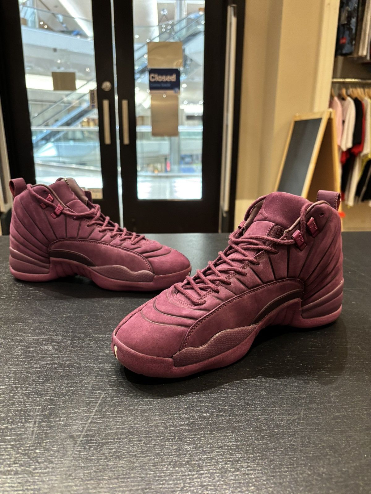Jordan Brand Jordan 12 High PSNY ‘Bordeaux’ Size US 8.5 / EU 41-42 - 2 Thumbnail