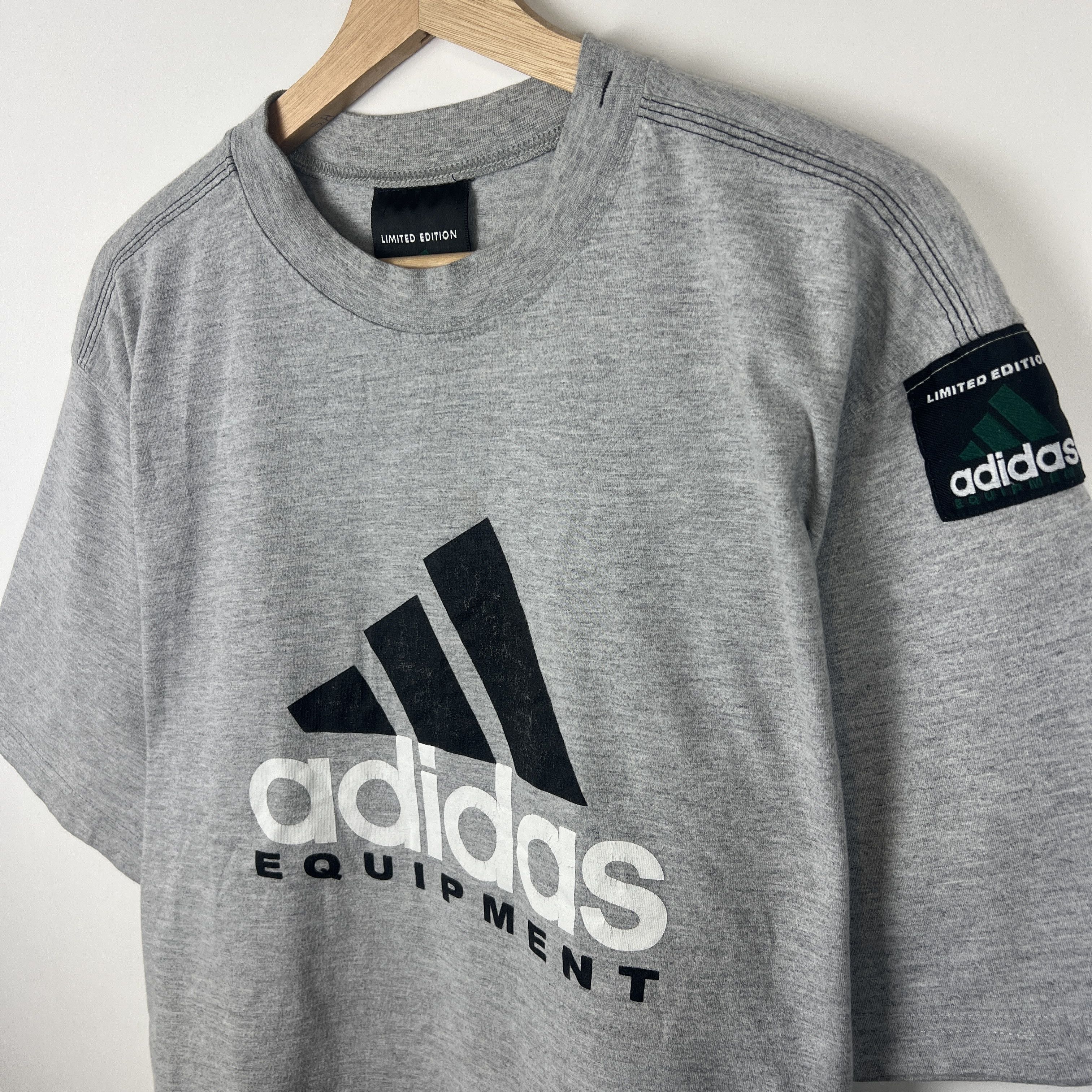 Adidas × Vintage Vintage 90's Adidas Equipment T-Shirt Size US M / EU 48-50 / 2 - 2 Thumbnail