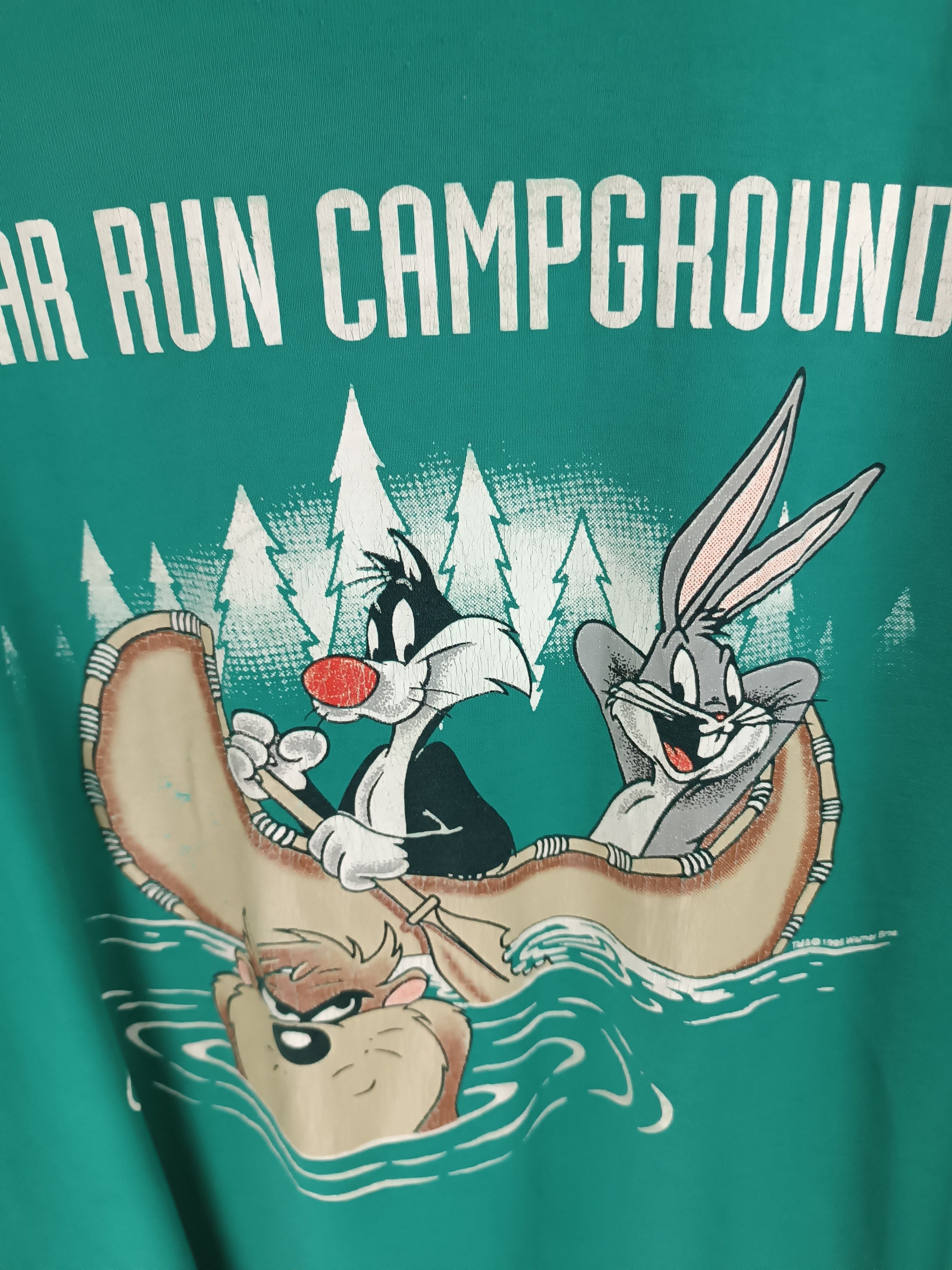 Vintage VINTAGE 1992 BEAR RUN CAMPGROUND LOONEY TUNES TAZ TWEETY Size US L / EU 52-54 / 3 - 11 Thumbnail