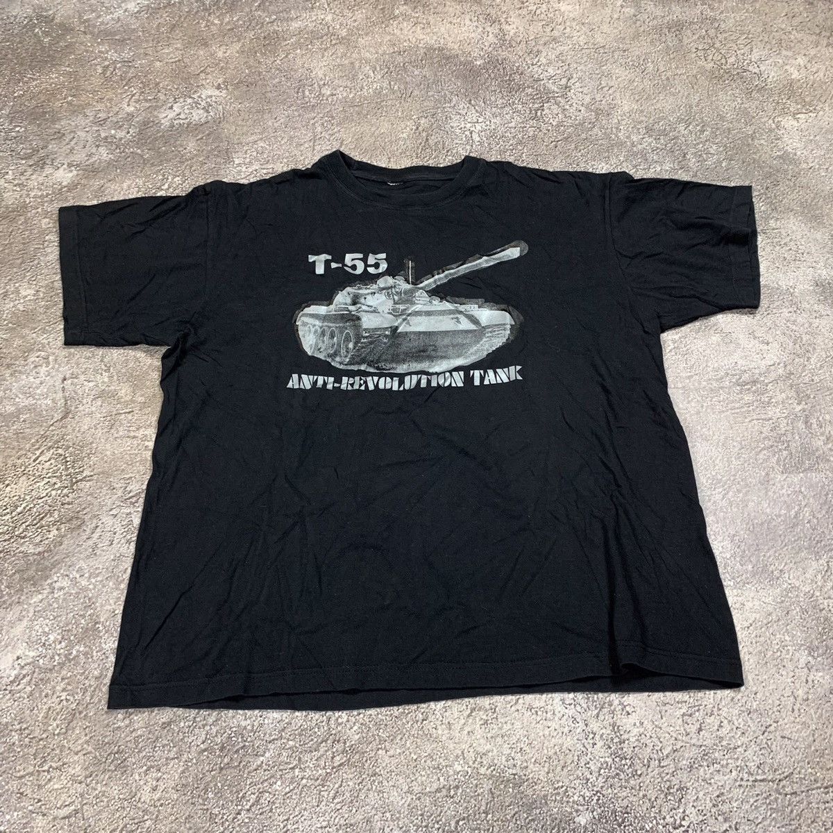 Vintage Vintage 90s T-55 Tank Graphic Tee Y2K Grunge Streetwear L Size US L / EU 52-54 / 3 - 2 Thumbnail