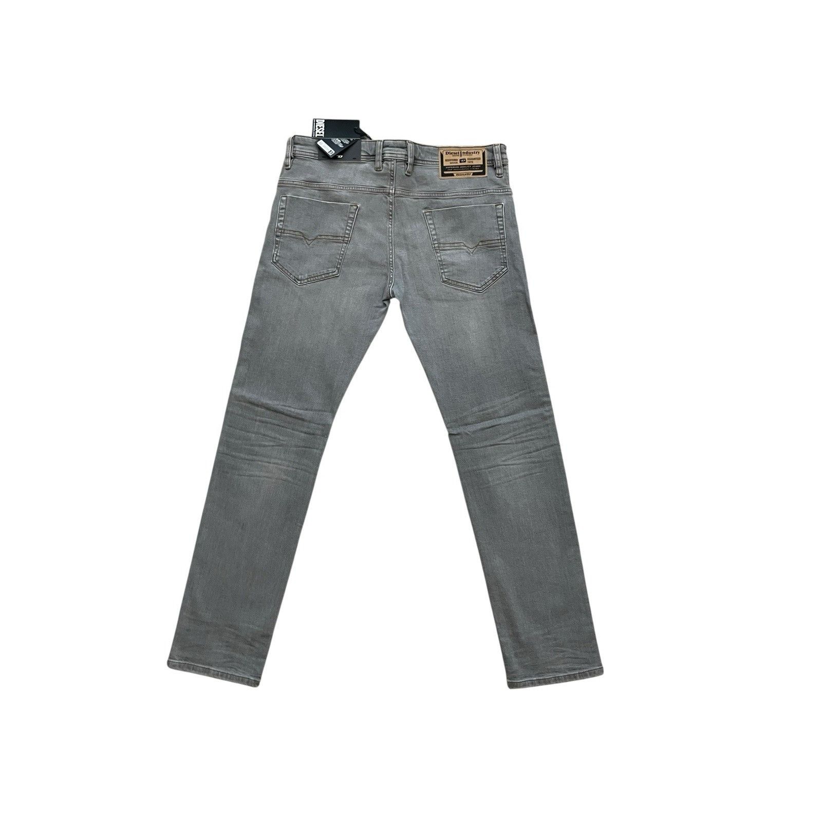 Diesel Diesel Mens Safado Straight Fit Jeans RB061 Grey Size 32/32 Size US 32 / EU 48 - 4 Thumbnail