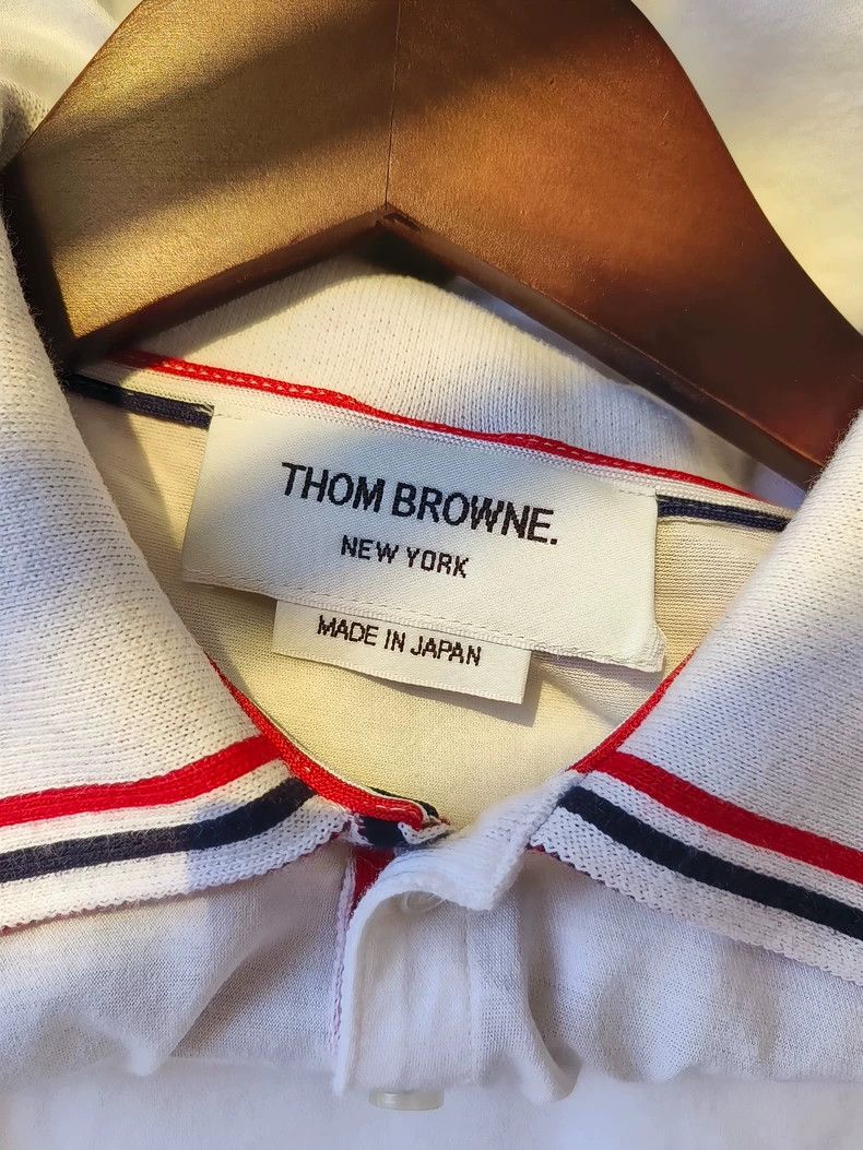 Thom Browne Thom Browne Short sleeves polo shirt with collar Size US S / EU 44-46 / 1 - 3 Thumbnail