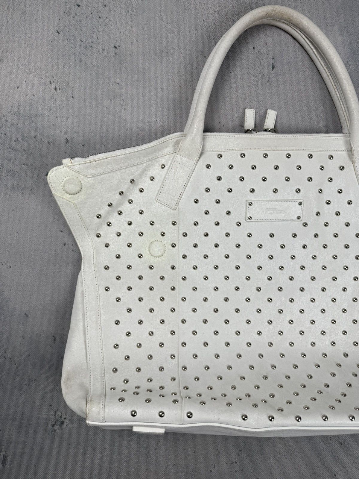 Alexander McQueen Alexander McQueen Studded De Manta Leather Tote Archive Bag Size ONE SIZE - 5 Thumbnail