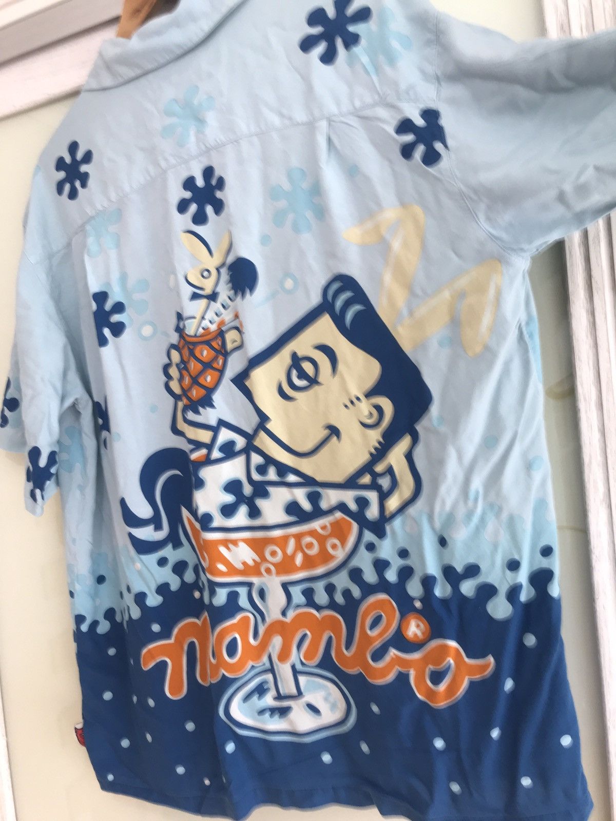 Mambo × Vintage Very Rare Mambo Loud Hawaiian Blue Shirt Vintage Size US M / EU 48-50 / 2 - 6 Thumbnail