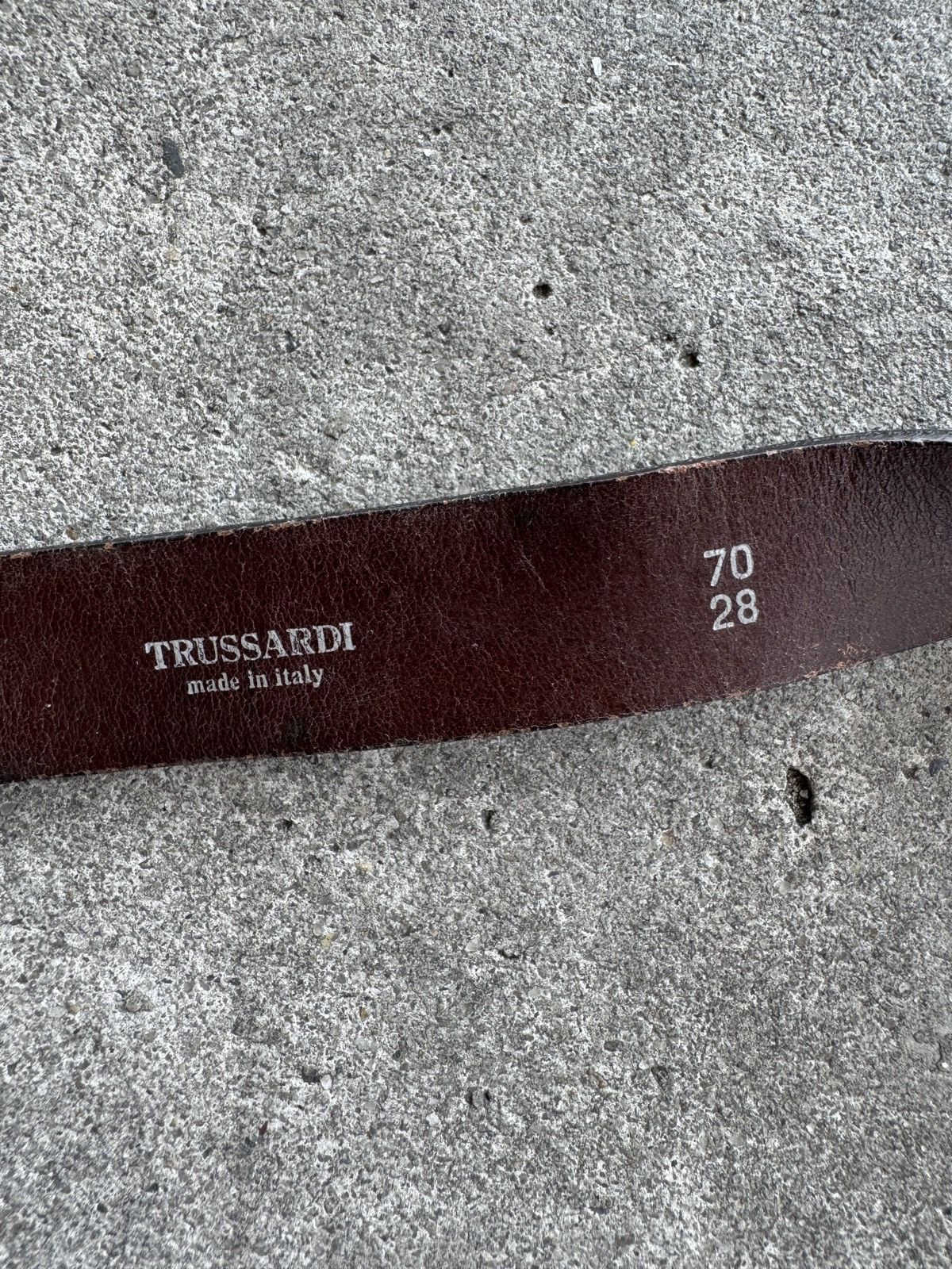 Trussardi Trussardi Leather Belt Size ONE SIZE - 6 Thumbnail