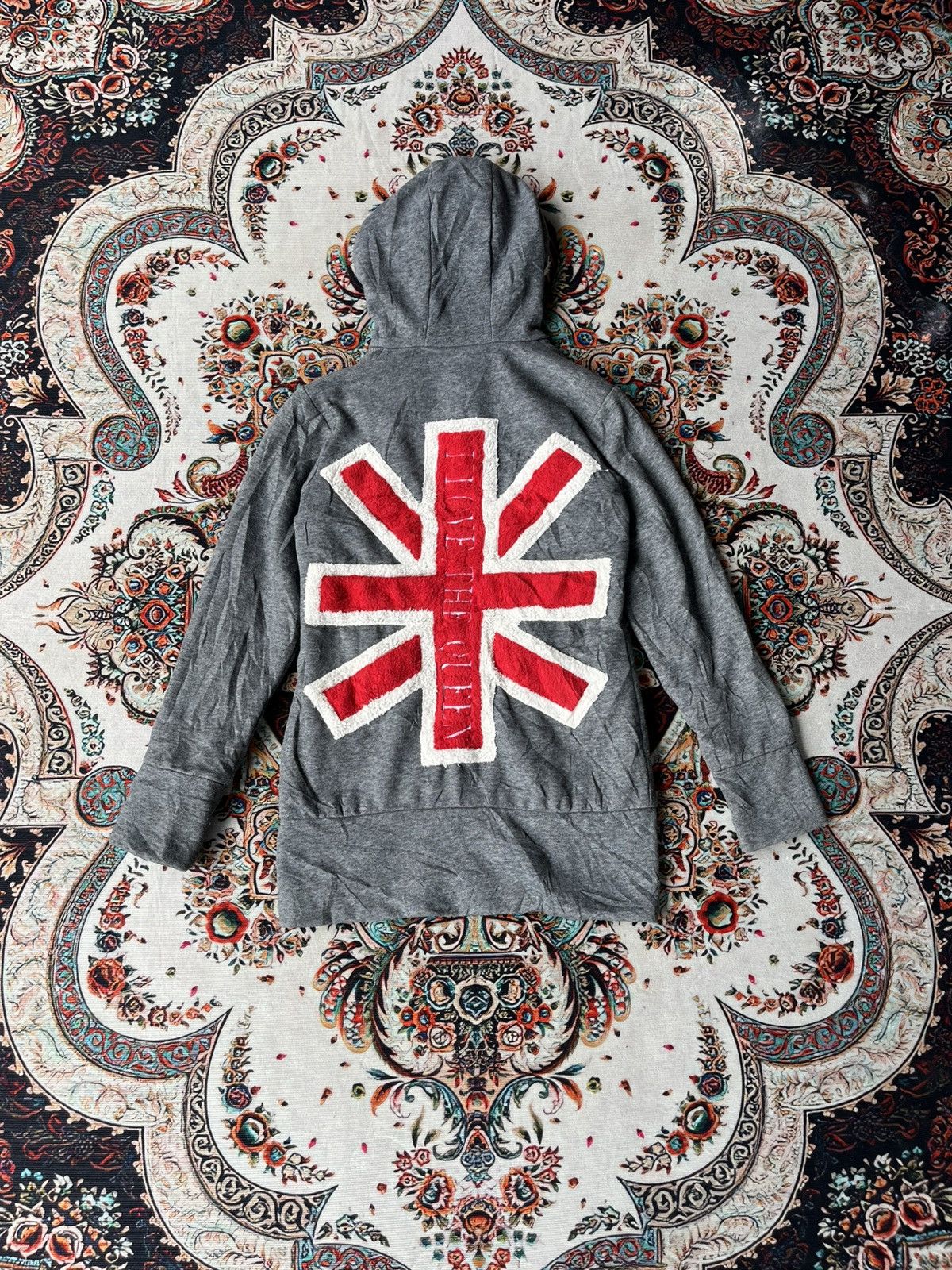 Skin y2k grey full-zip hoodie jacket with sherpa Size M / US 6-8 / IT 42-44 - 1 Thumbnail