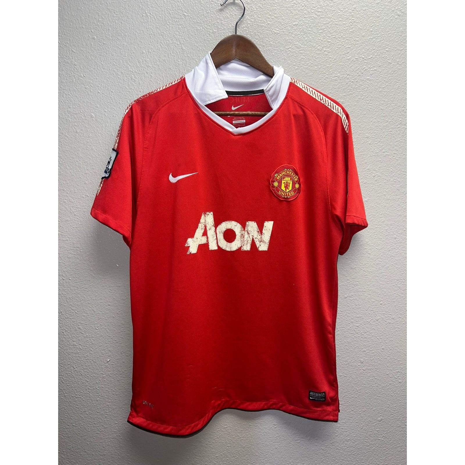 Nike Nike Manchester United Jersey AON Authentic Soccer Futbol L Size US L / EU 52-54 / 3 - 1 Thumbnail