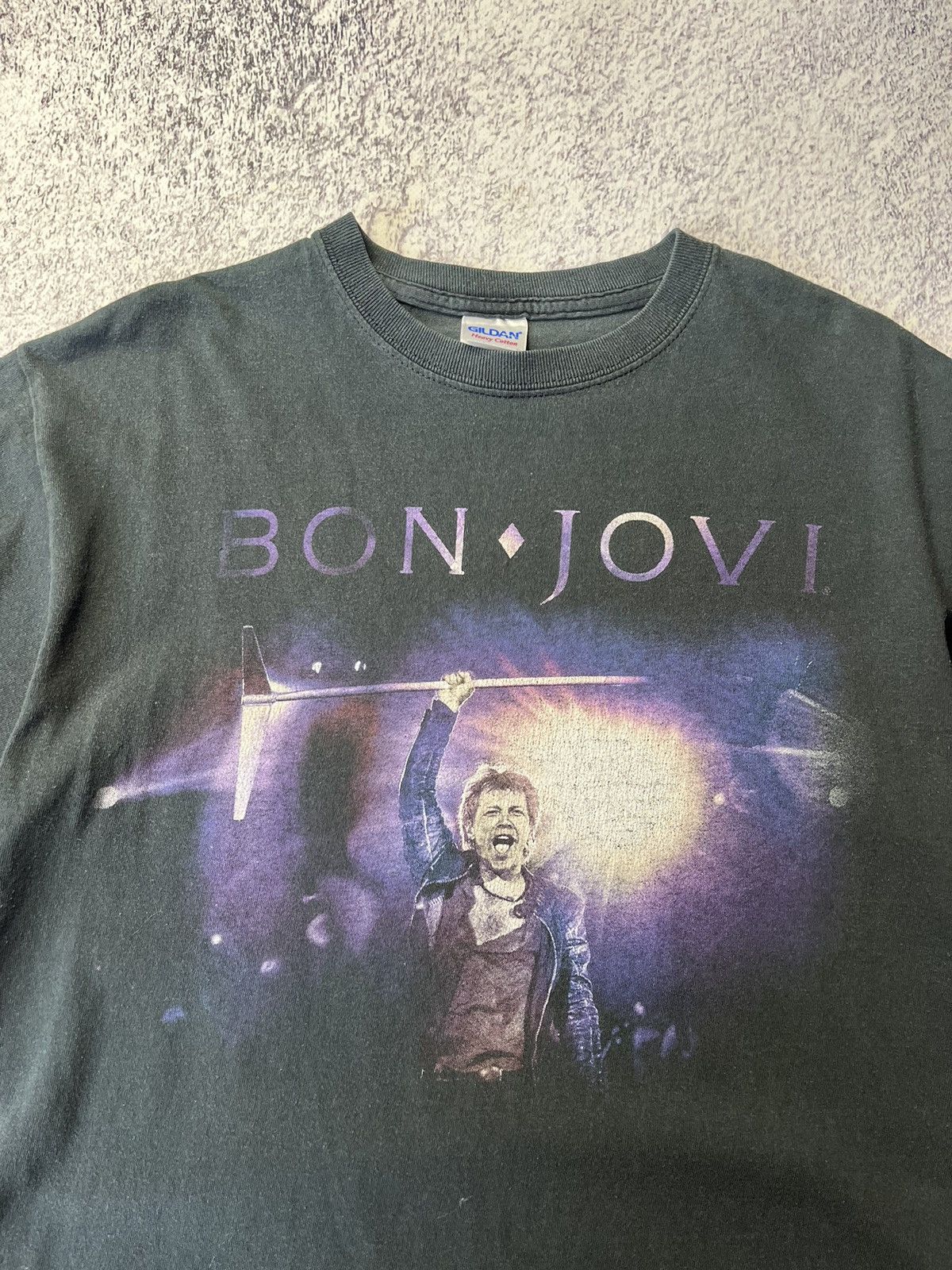 Band Tees Bon Jovi Because We Can Black T-Shirt Men's Size US M / EU 48-50 / 2 - 8 Thumbnail