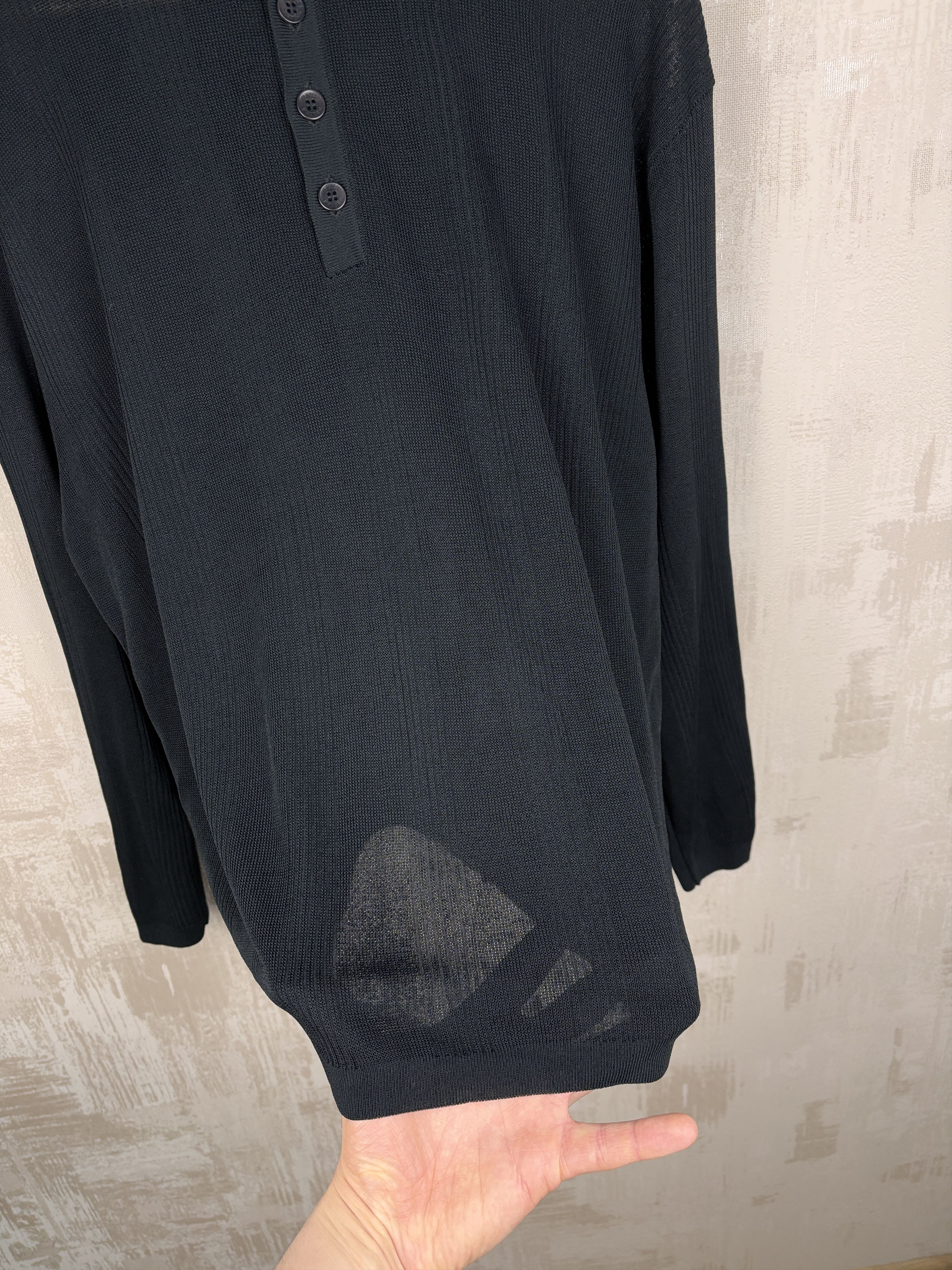 Designer × Other × Vintage Phil Petter Polo Collar Long Sleeve Viscose Sweater Size US L / EU 52-54 / 3 - 12 Thumbnail