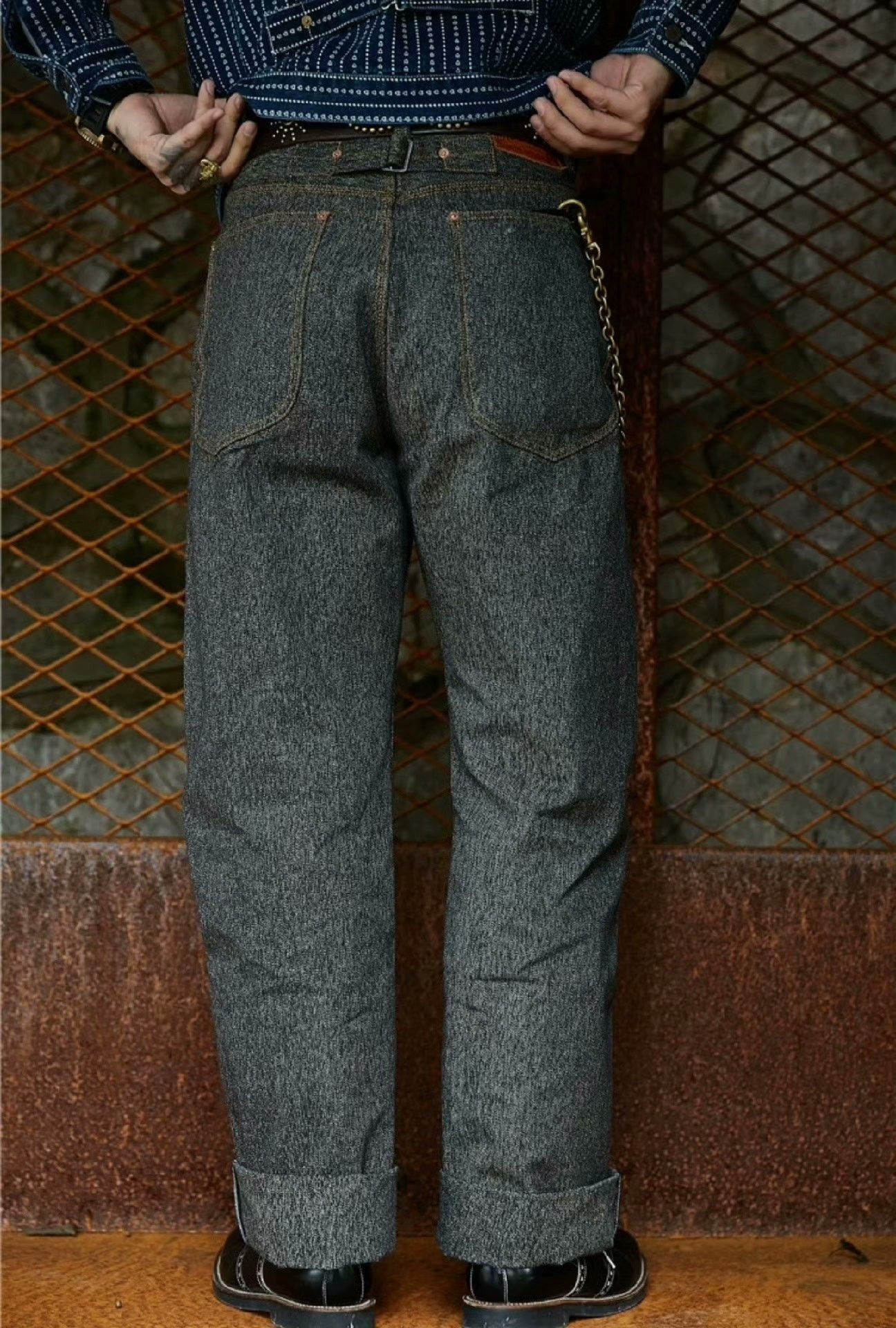 Mastercraft Union Labour Union Vintage High-Waist Wide-Leg Pants Size US 30 / EU 46 - 1 Thumbnail