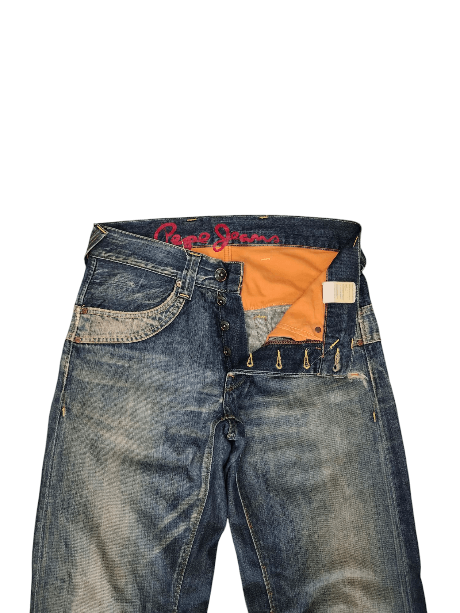 Pepe Jeans Loose Jeans Pepe Jeans Clawmark Distress Faded Wide Leg Size US 31 - 8 Thumbnail