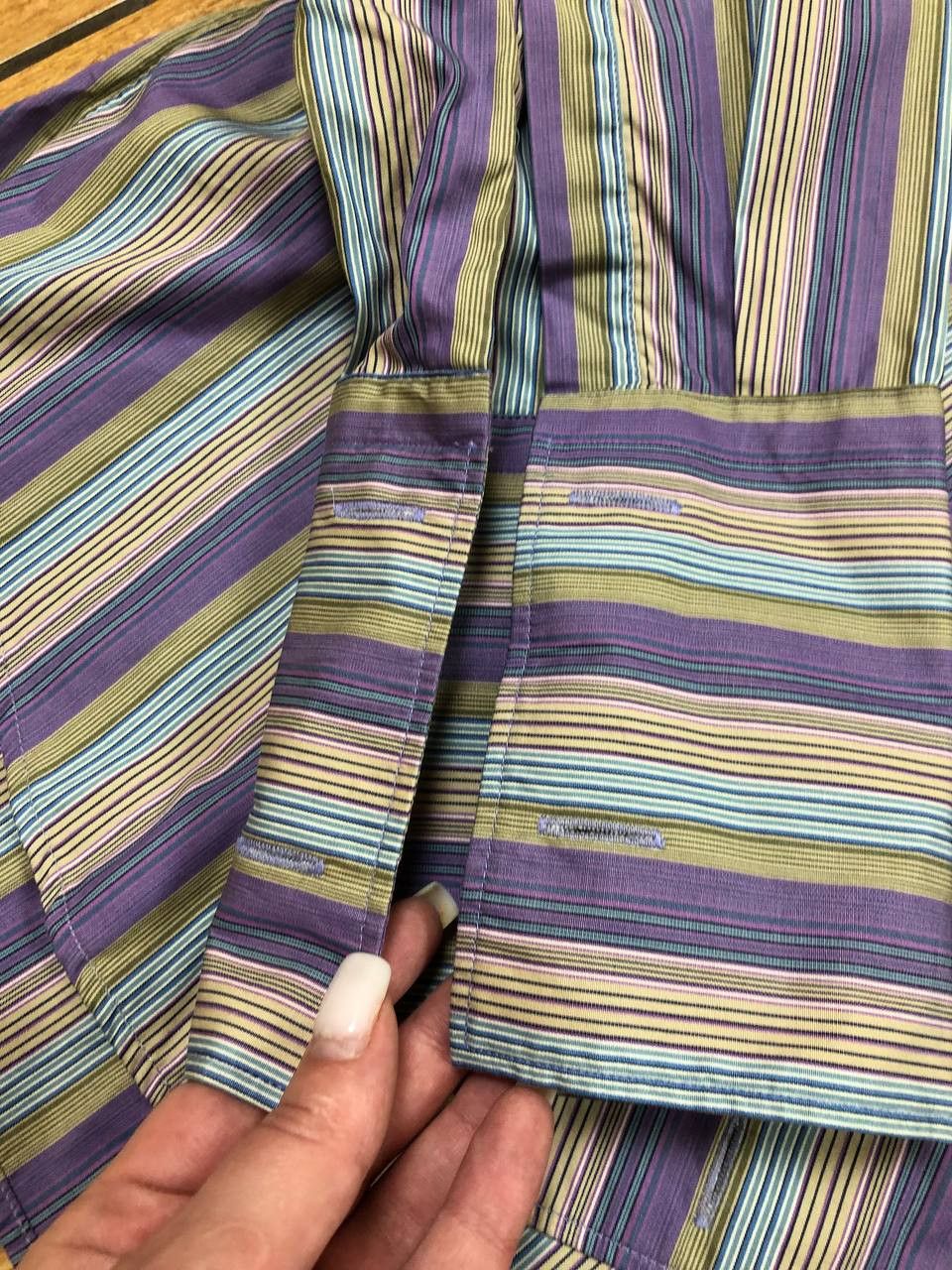 Kenzo × Vintage Long Sleeve Button Down Shirt Stiped Collared Size US L / EU 52-54 / 3 - 9 Thumbnail