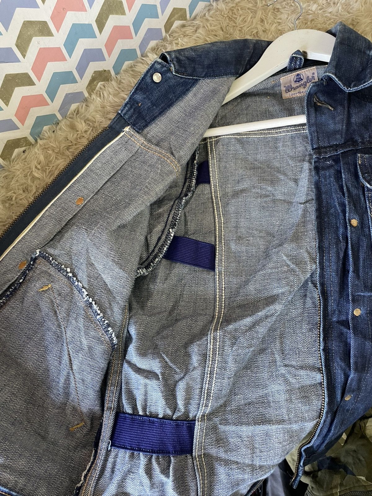Wrangler Vintage 70-80s Wrangler Tipe one Single Pocket Size US S / EU 44-46 / 1 - 7 Thumbnail