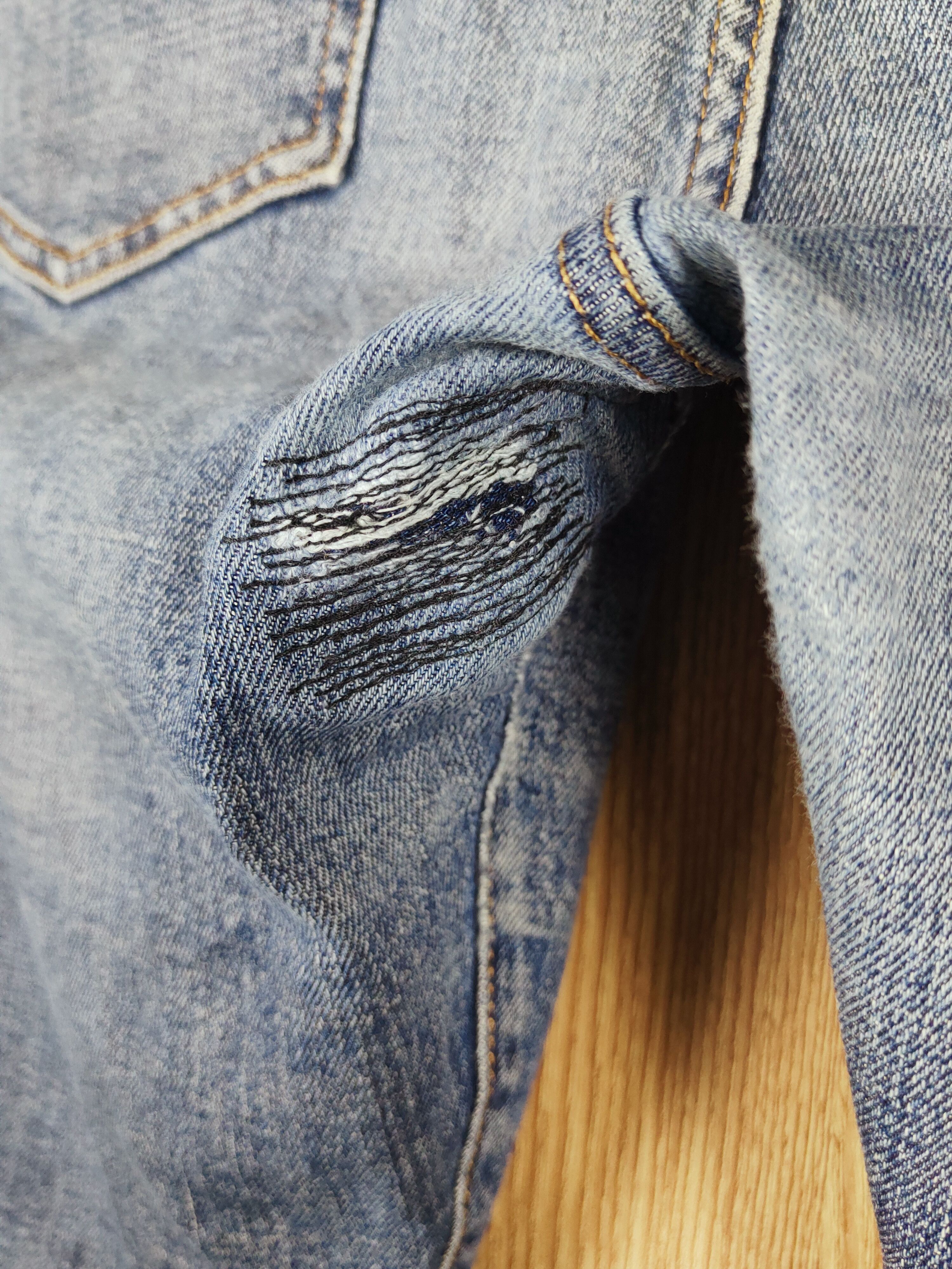 Gap Gap Blue Distressed Ripped Jeans #S2719 Size US 33 - 8 Thumbnail