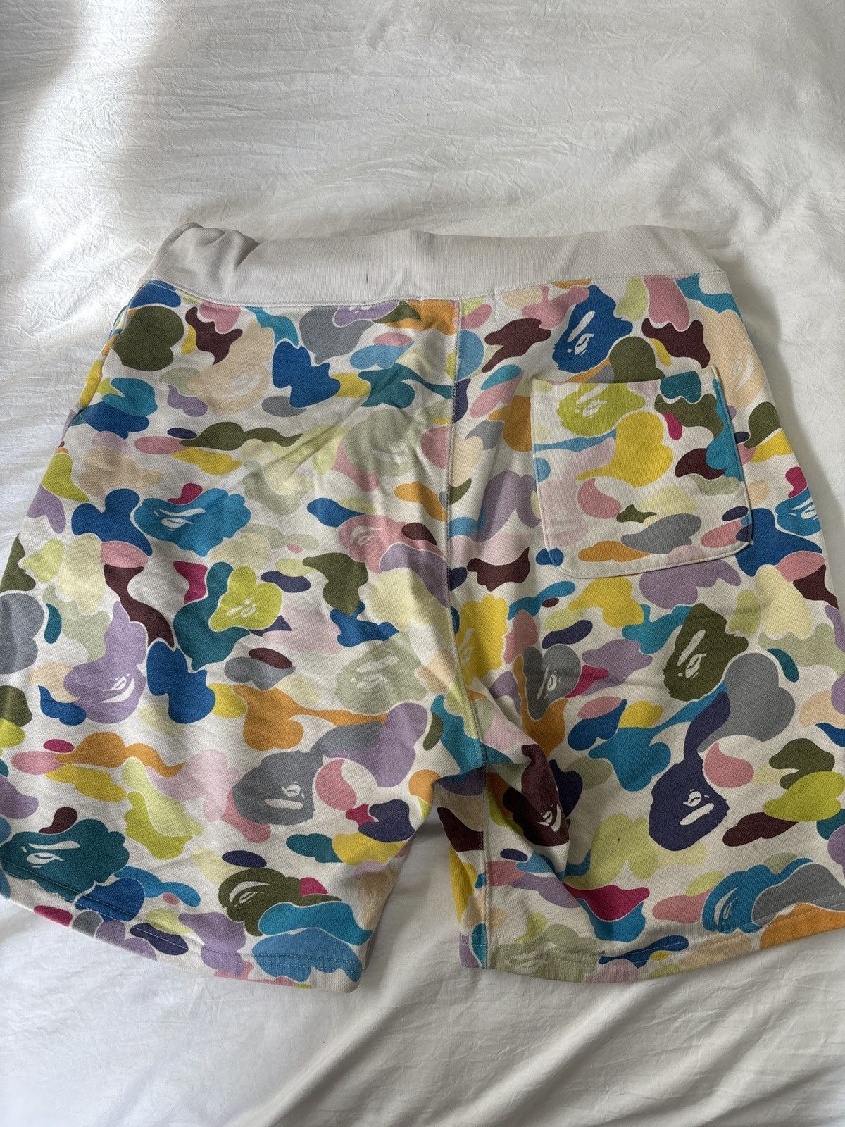 Bape White Multicamo bape shorts L Size US 32 / EU 48 - 2 Thumbnail