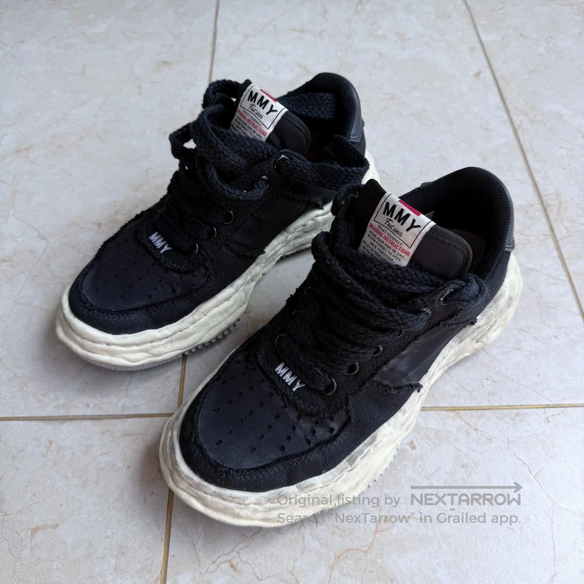 Maison MIHARA YASUHIRO Maison Mihara MMY Distressed Sneakers. Size US 7 / EU 40 - 2 Thumbnail