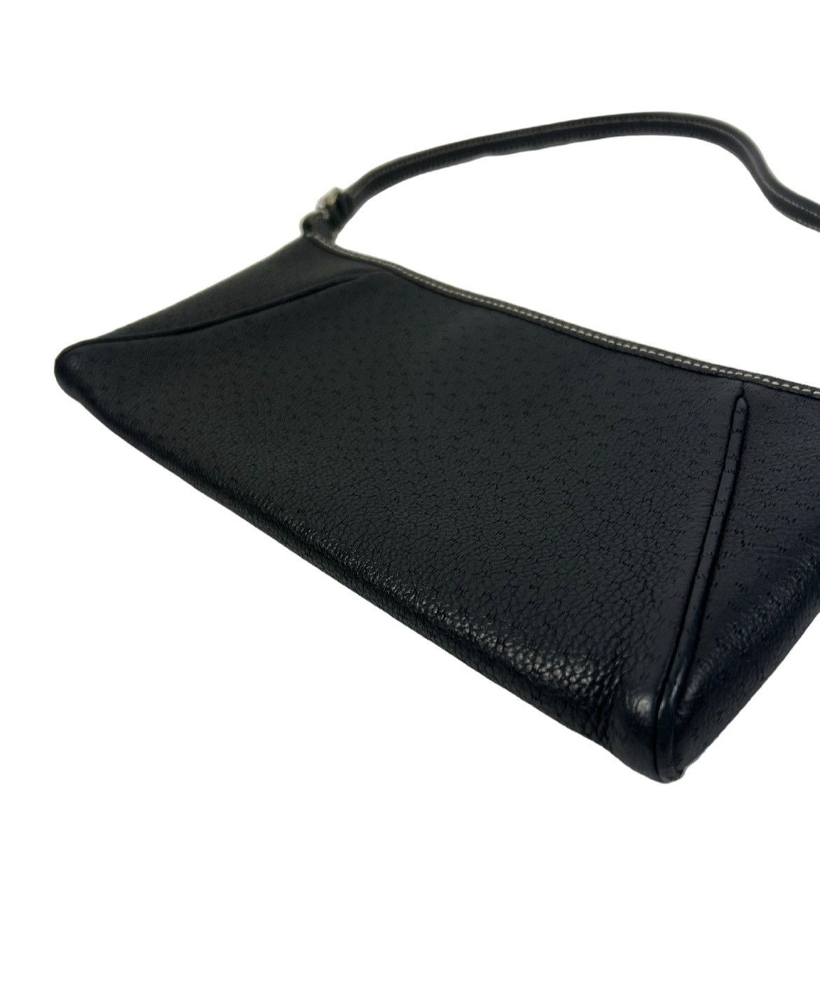 Salvatore Ferragamo Ferragamo Black Leather Shoulder Bag Size ONE SIZE - 3 Thumbnail