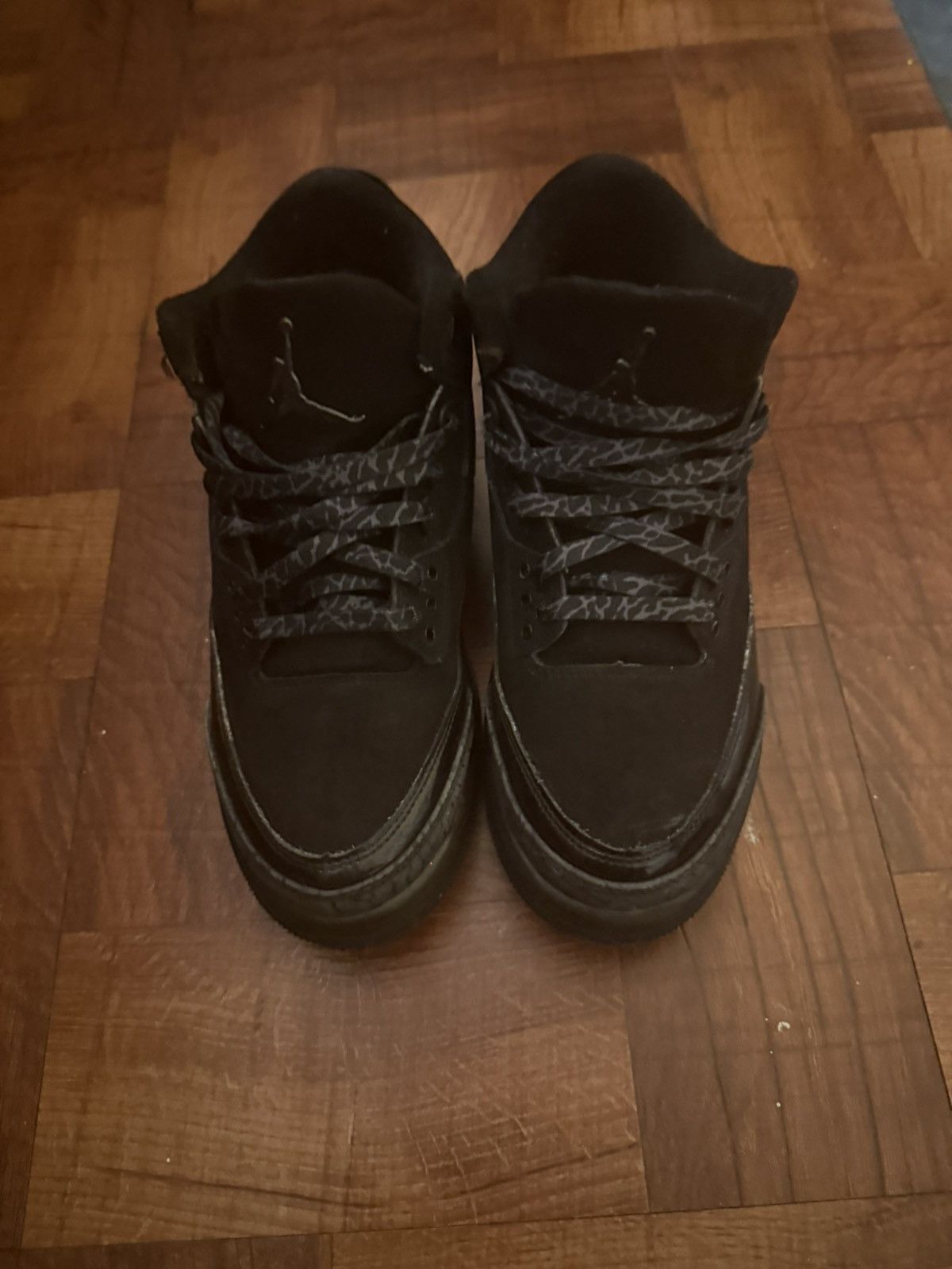 Jordan Brand Jordan “black cats” 3s Size US 8 / EU 41 - 1 Thumbnail
